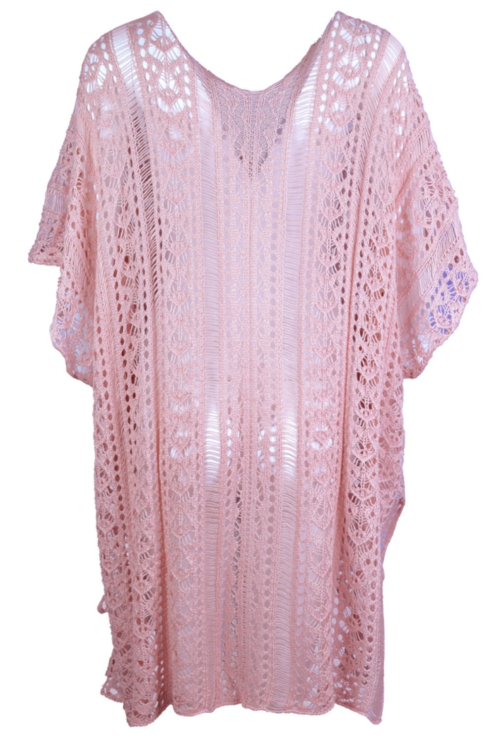 Angel Wings Cutout V-Neck Cover-Up with TasselCover UpsTrendsiGirlyBay