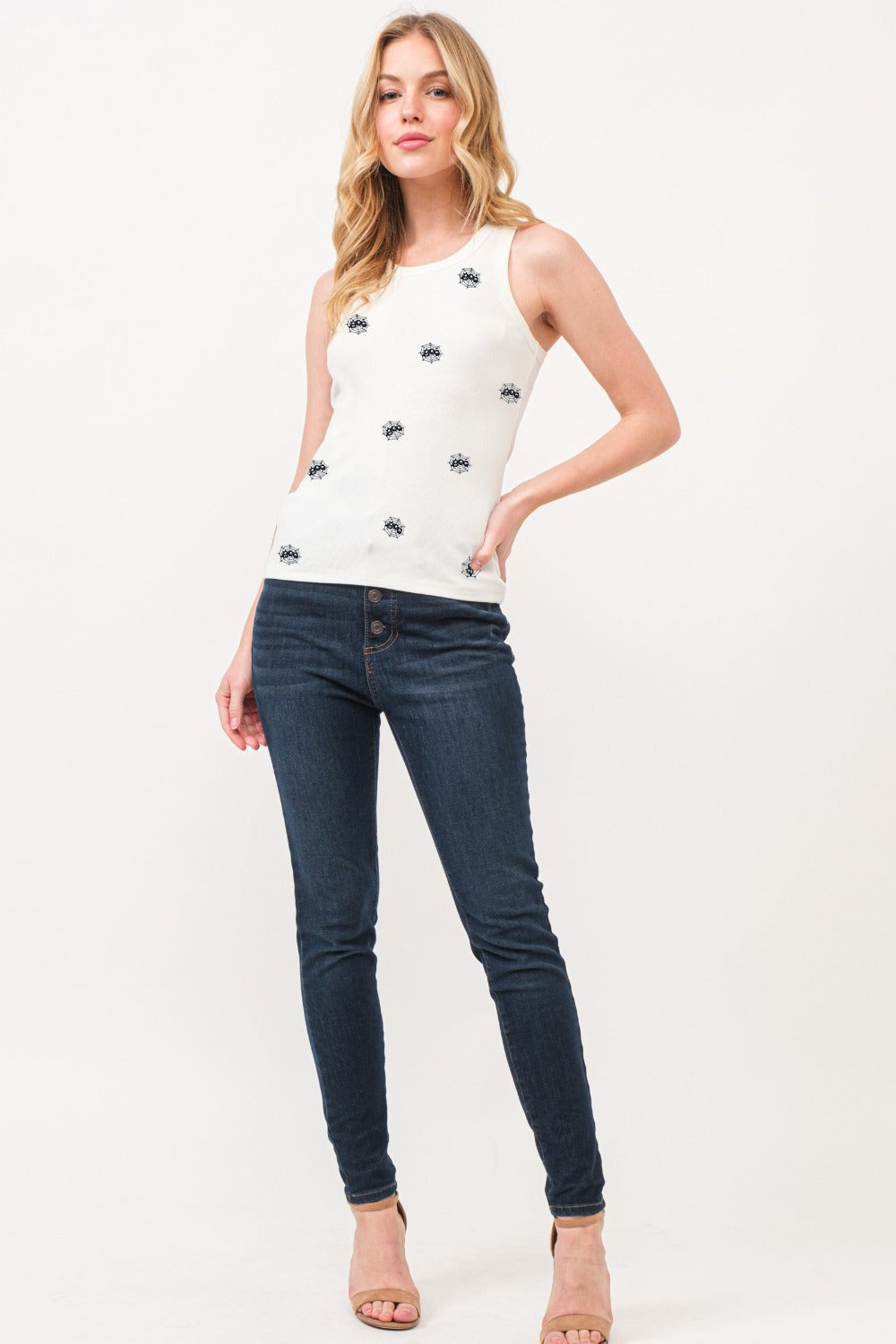 Valentine’s Day Sequin Heart Round Neck Long Sleeve Sweatshirt