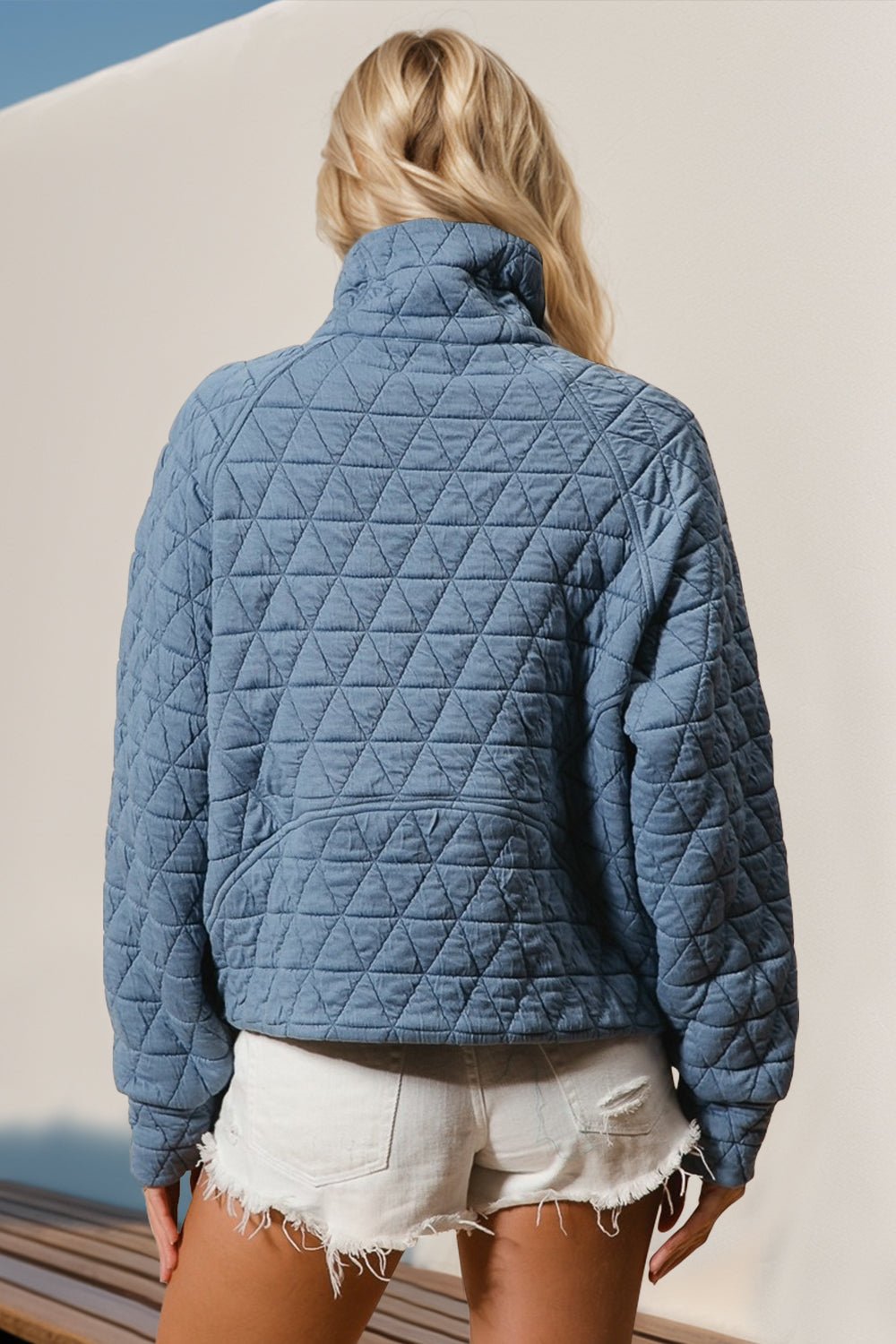 Double Take Half Zip Long Sleeve Quilted Sweatshirt with Pocket - GirlyBayDouble Take Half Zip Long Sleeve Quilted Sweatshirt with Pocket100100202401025SLight BlueGirlyBayDouble Take Half Zip Long Sleeve Quilted Sweatshirt with Pocket
