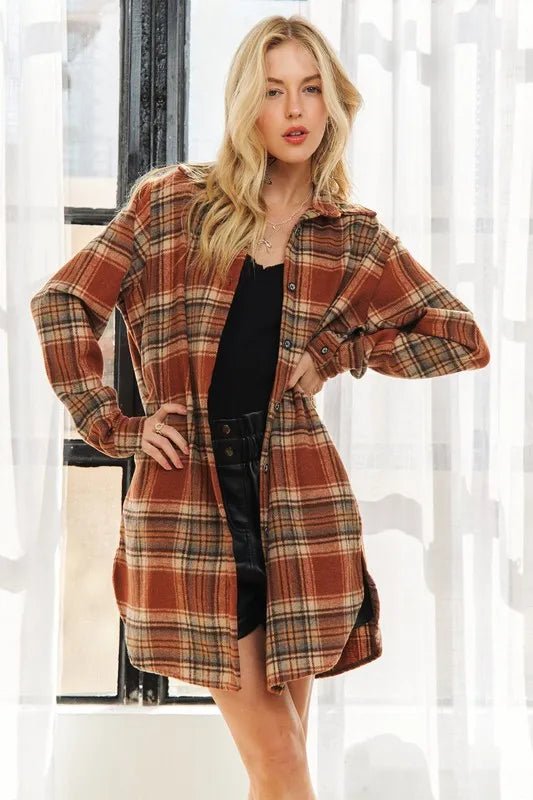 ADORA Full Size Button Down Flannel Shacket Plus Size - GirlyBayPlus Size Clothes8c9be4275caf4653974cf21f6aa9c09c - Max - Origin100100290151408SRUSTGirlyBay8c9be4275caf4653974cf21f6aa9c09c - Max - OriginADORA Full Size Button Down Flannel Shacket Plus SizePlus Size ClothesGirlyBay100100290151408