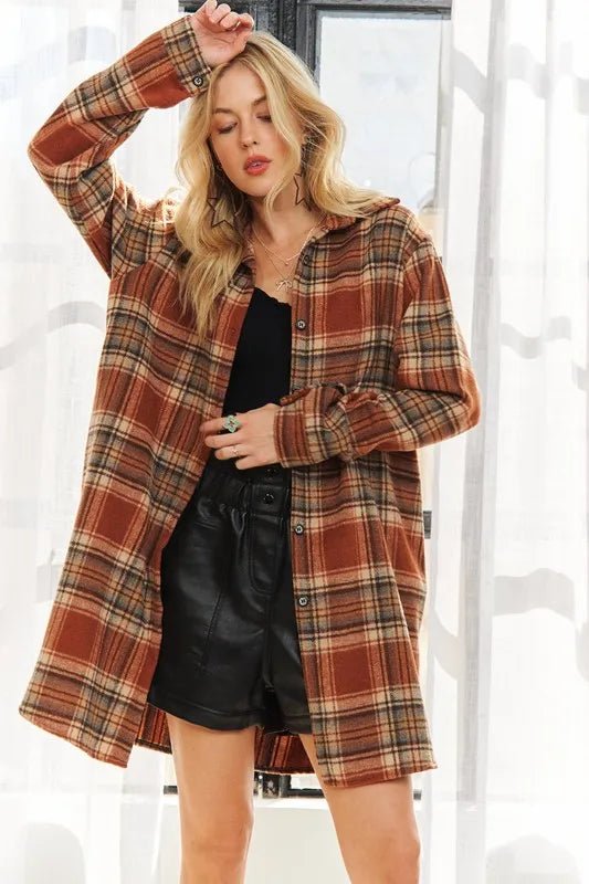 ADORA Full Size Button Down Flannel Shacket Plus Size - GirlyBayPlus Size Clothes507a95a7d319423b96f0c9fe9dab836f - Max - Origin100100290151408SRUSTGirlyBay507a95a7d319423b96f0c9fe9dab836f - Max - OriginADORA Full Size Button Down Flannel Shacket Plus SizePlus Size ClothesGirlyBay100100290151408