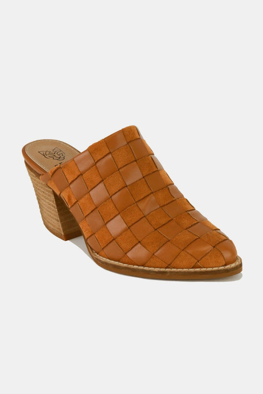 Beast Fashion Woven Checkerboard Block Heel Mule Shoes - GirlyBayShoesBeast Fashion Woven Checkerboard Block Heel Mule Shoes1006006892511076CaramelGirlyBayBeast Fashion Woven Checkerboard Block Heel Mule Shoes