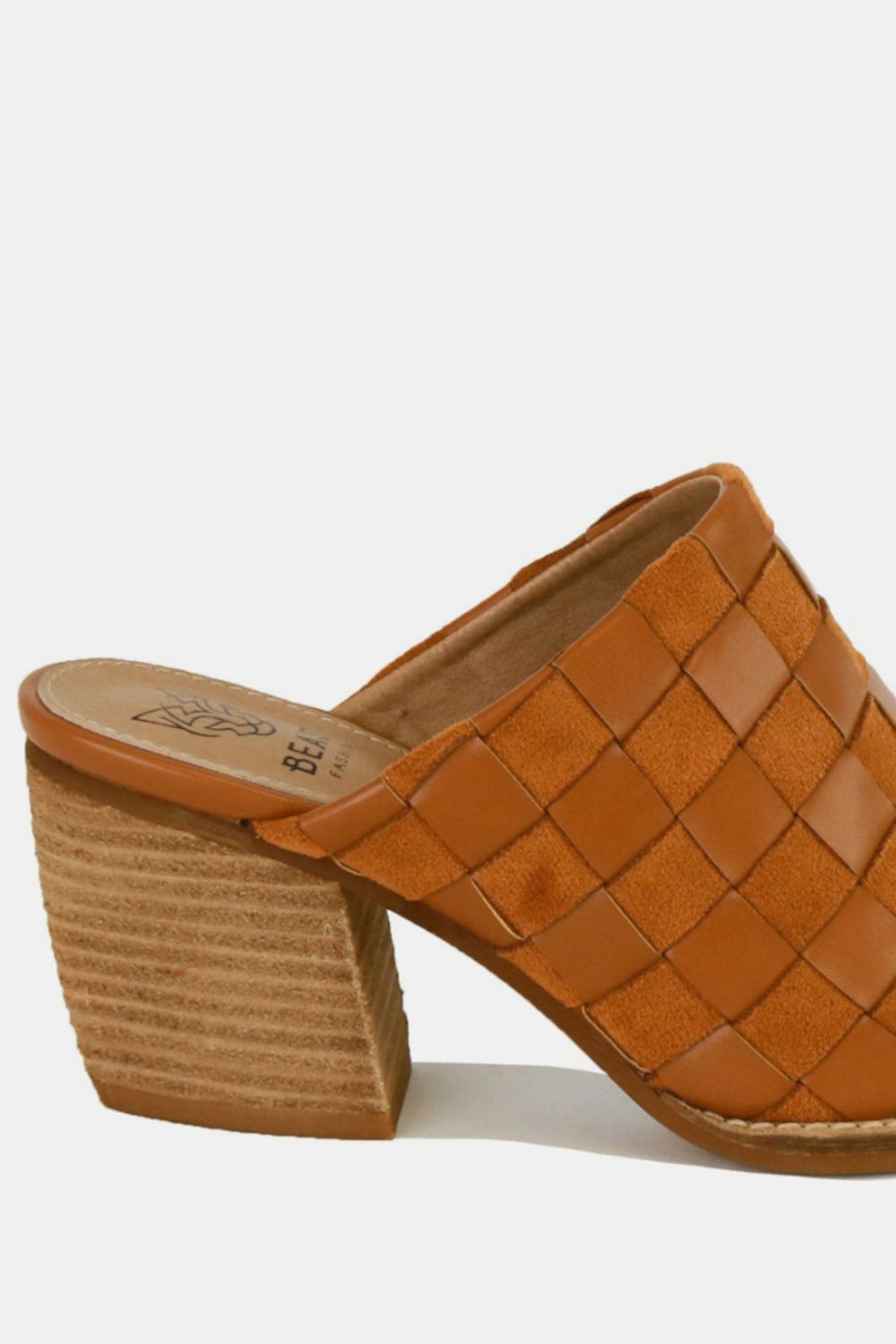 Beast Fashion Woven Checkerboard Block Heel Mule Shoes - GirlyBayShoesBeast Fashion Woven Checkerboard Block Heel Mule Shoes1006006892511076CaramelGirlyBayBeast Fashion Woven Checkerboard Block Heel Mule Shoes
