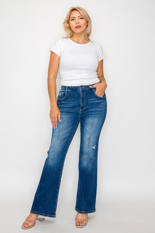 bytos Full Size High Rise Bootcut Jeans with Pockets - GirlyBayJeans & Denimbytos Full Size High Rise Bootcut Jeans with Pockets1001008502916571(25)MediumGirlyBaybytos Full Size High Rise Bootcut Jeans with Pockets