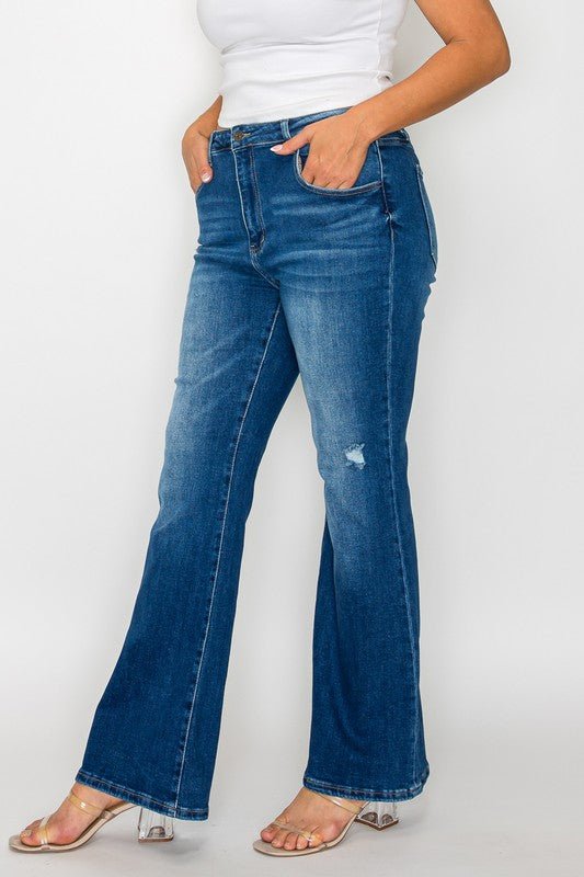 bytos Full Size High Rise Bootcut Jeans with Pockets - GirlyBayJeans & Denimbytos Full Size High Rise Bootcut Jeans with Pockets1001008502916571(25)MediumGirlyBaybytos Full Size High Rise Bootcut Jeans with Pockets