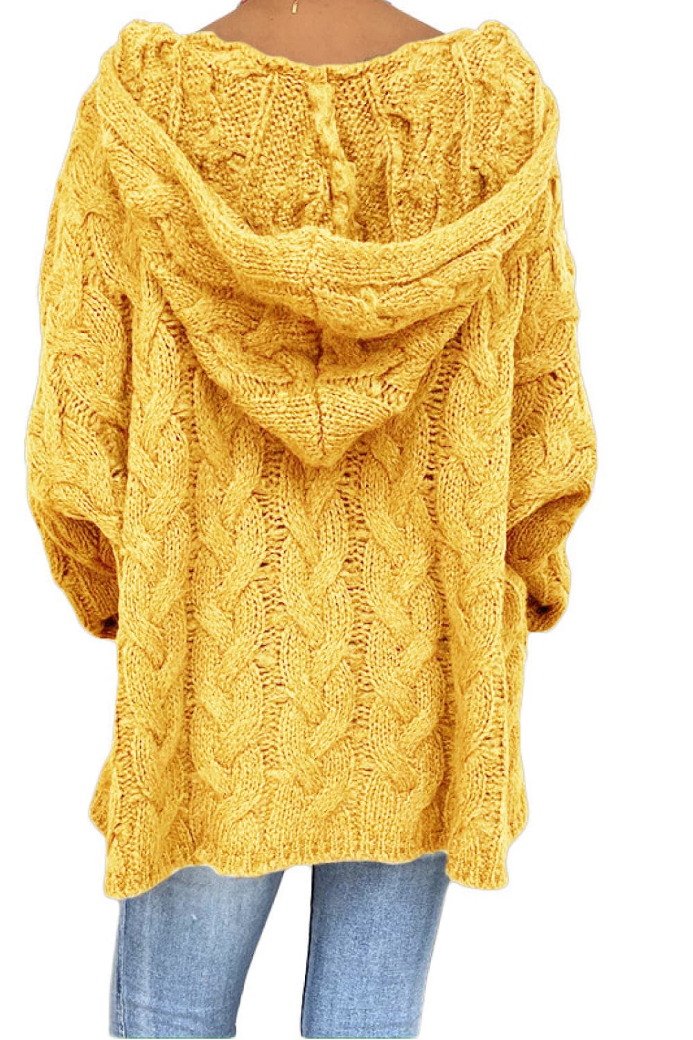 Cable-Knit Hooded SweaterSweatshirts & HoodiesGirlyBayGirlyBay100100382345288YellowSO & Y.MSO & Y.M