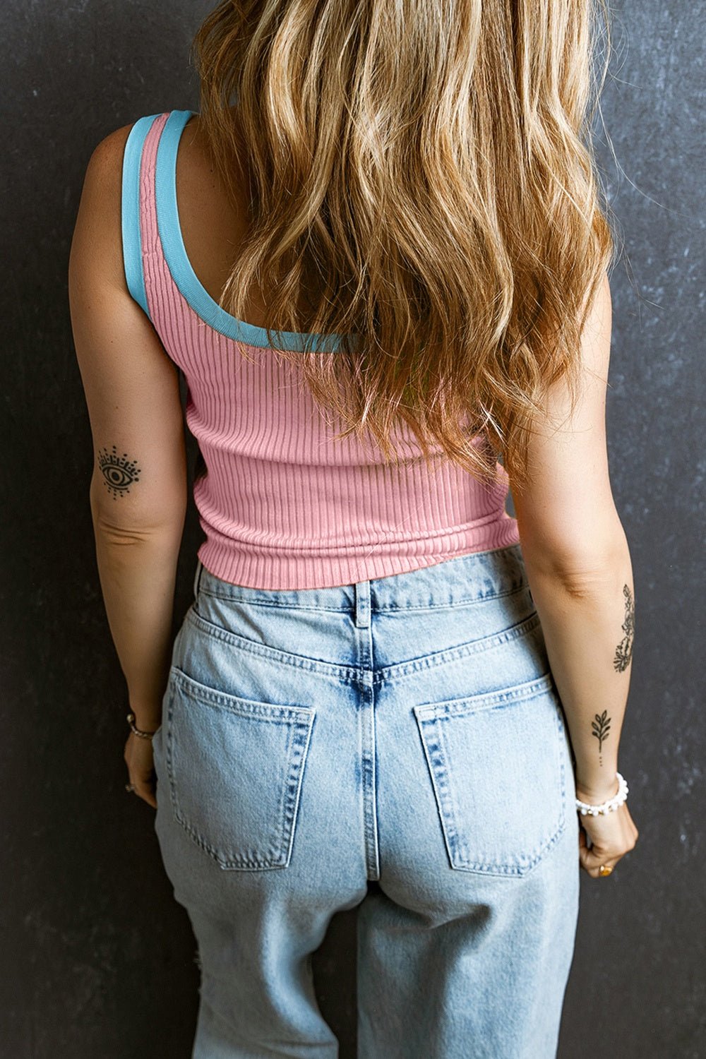 Contrast Trim Ribbed Knit Vest - GirlyBayContrast Trim Ribbed Knit Vest100100123481178SBlush PinkGirlyBayContrast Trim Ribbed Knit Vest