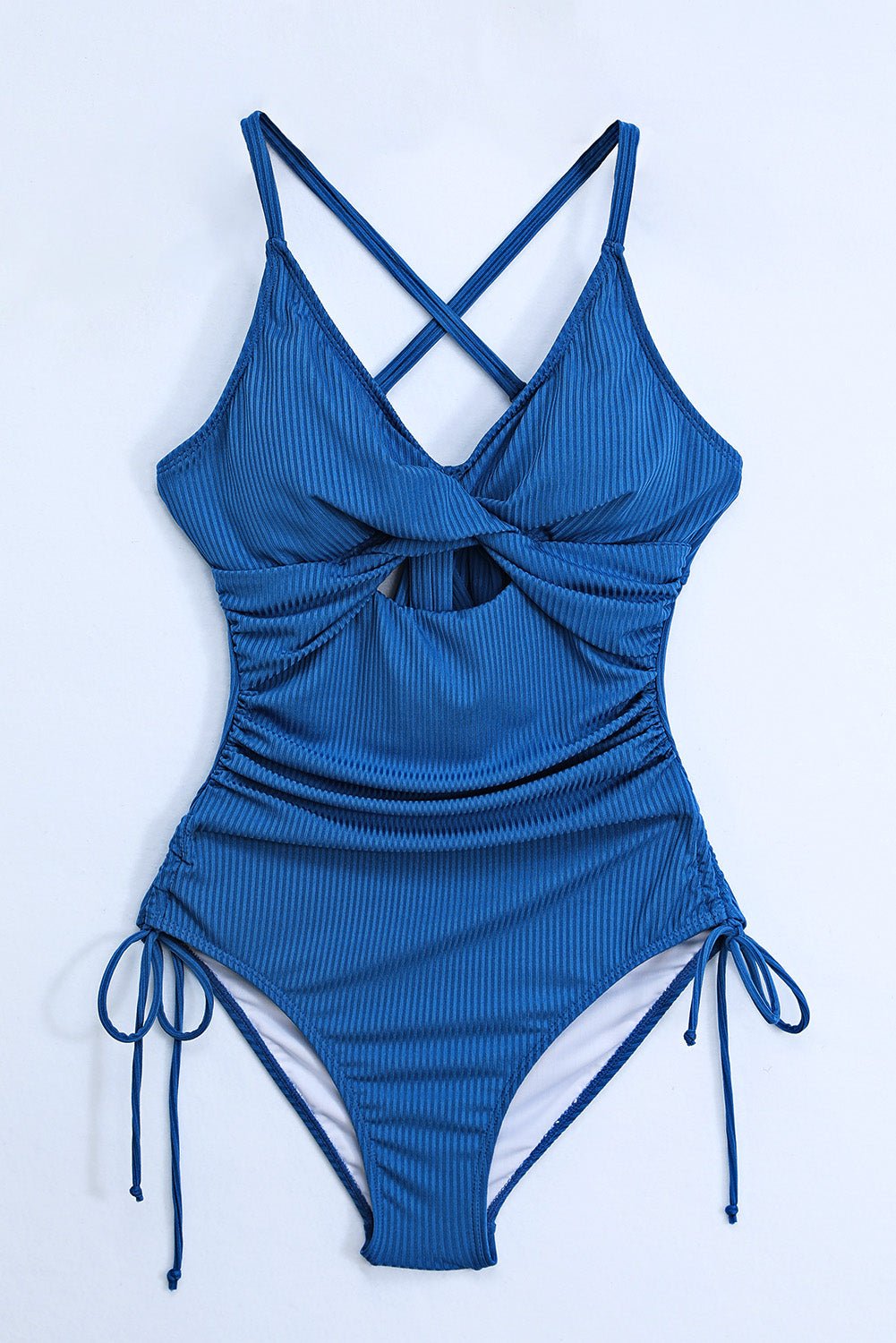 Cutout V-Neck Spaghetti Strap One-Piece SwimwearSwimwear One piecesGirly BayGirlyBay100100867831416SShip From Overseas