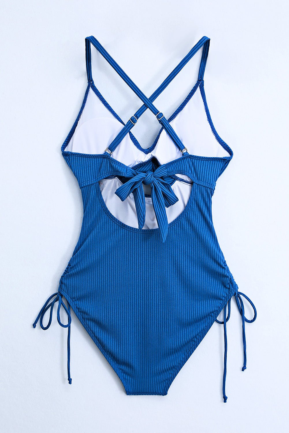Cutout V-Neck Spaghetti Strap One-Piece SwimwearSwimwear One piecesGirly BayGirlyBay100100867831416SShip From Overseas