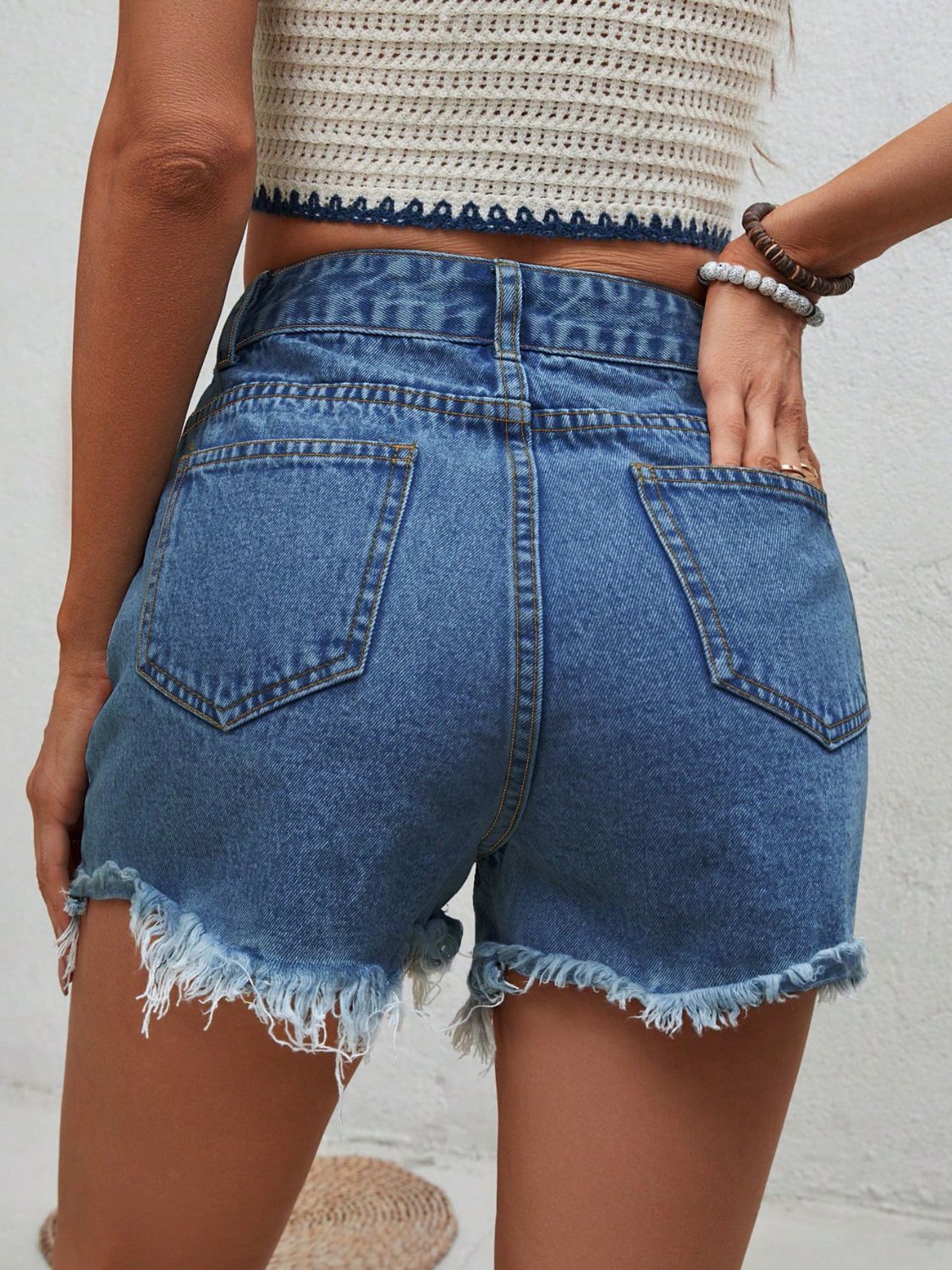 Distressed Raw Hem Denim Shorts - GirlyBayJeans & DenimDistressed Raw Hem Denim Shorts100100884001239XSMediumGirlyBayDistressed Raw Hem Denim Shorts
