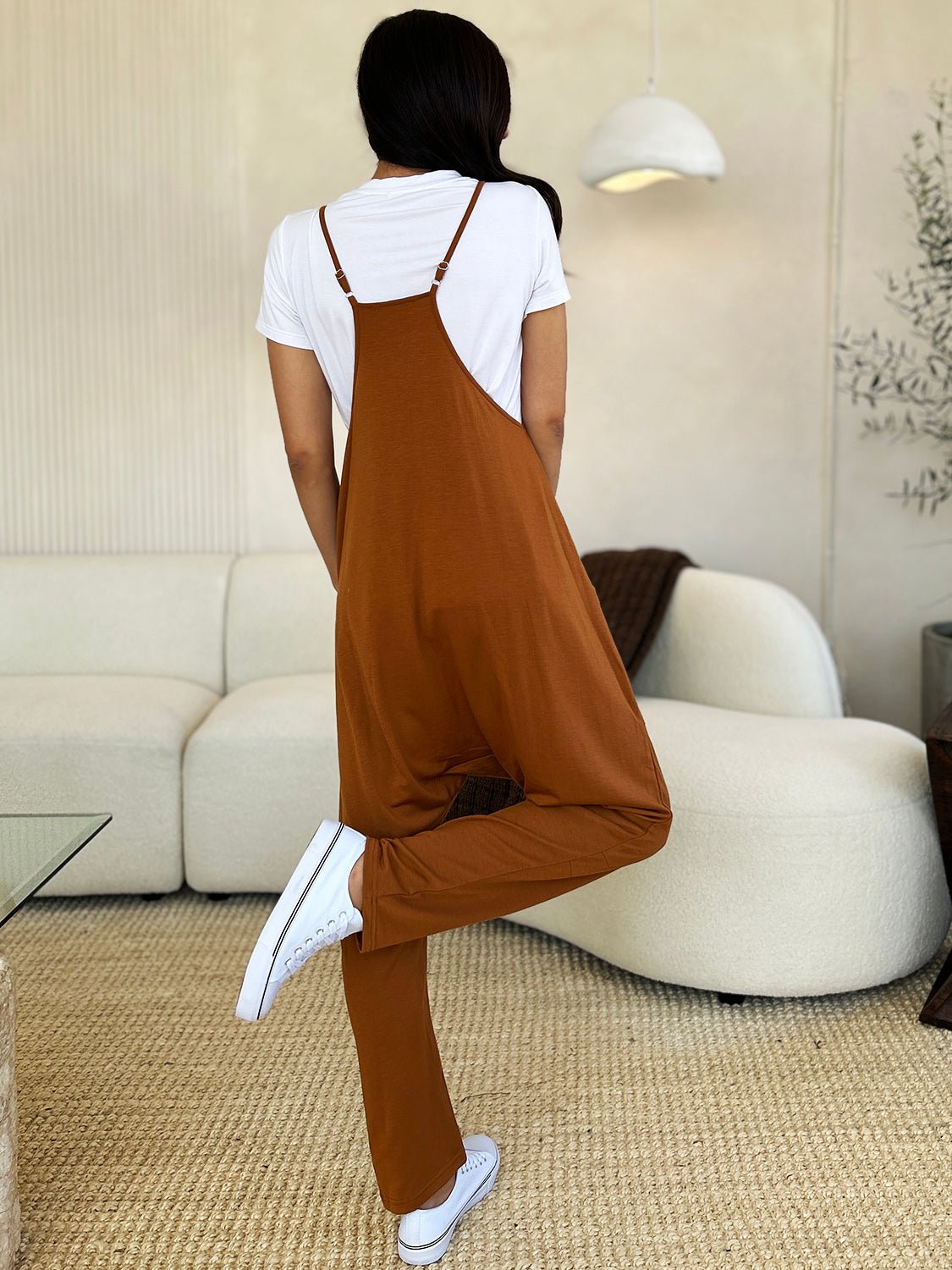 Double Take Full Size Sleeveless V - Neck Pocketed Jumpsuit - GirlyBayJumpsuits & RompersDouble Take Full Size Sleeveless V - Neck Pocketed Jumpsuit100101497157681SCaramelGirlyBayDouble Take Full Size Sleeveless V - Neck Pocketed Jumpsuit