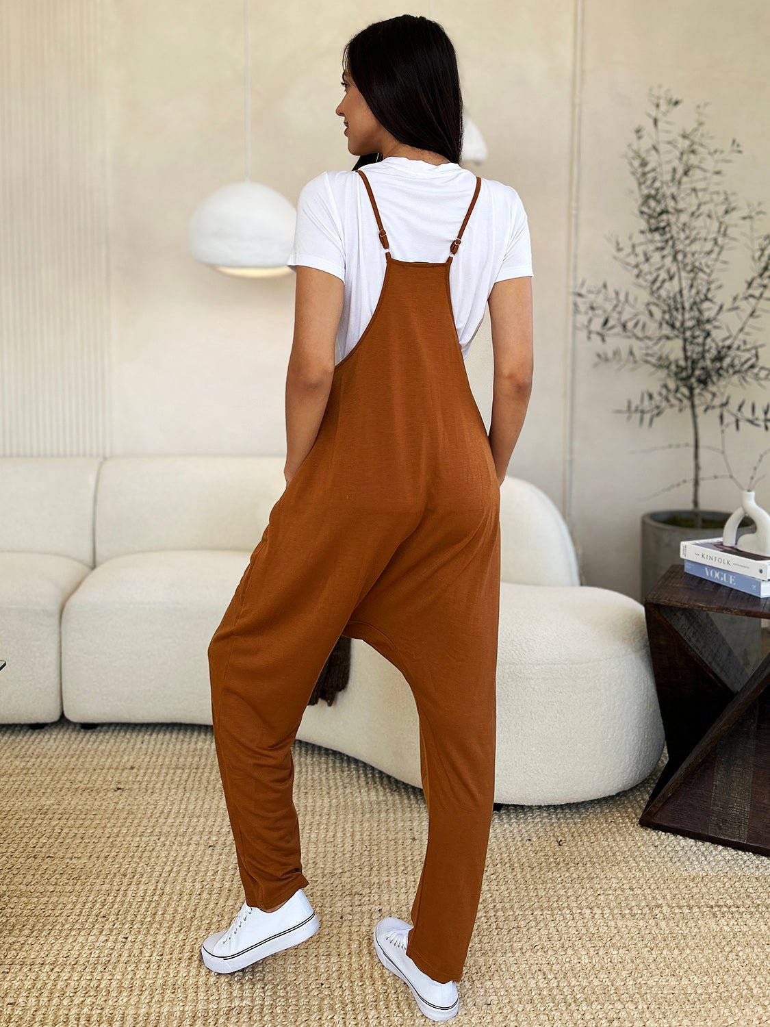 Double Take Full Size Sleeveless V - Neck Pocketed Jumpsuit - GirlyBayJumpsuits & RompersDouble Take Full Size Sleeveless V - Neck Pocketed Jumpsuit100101497157681SCaramelGirlyBayDouble Take Full Size Sleeveless V - Neck Pocketed Jumpsuit