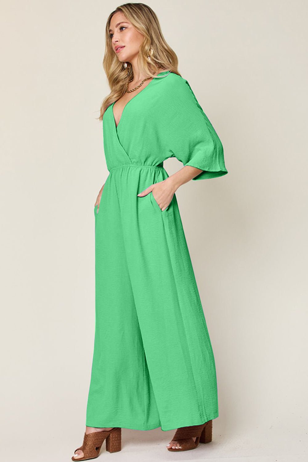 Double Take Full Size Surplice Wide Leg Jumpsuit with Pockets - GirlyBayJumpsuits & RompersDouble Take Full Size Surplice Wide Leg Jumpsuit with Pockets100100969193110SRoyal BlueGirlyBayDouble Take Full Size Surplice Wide Leg Jumpsuit with Pockets