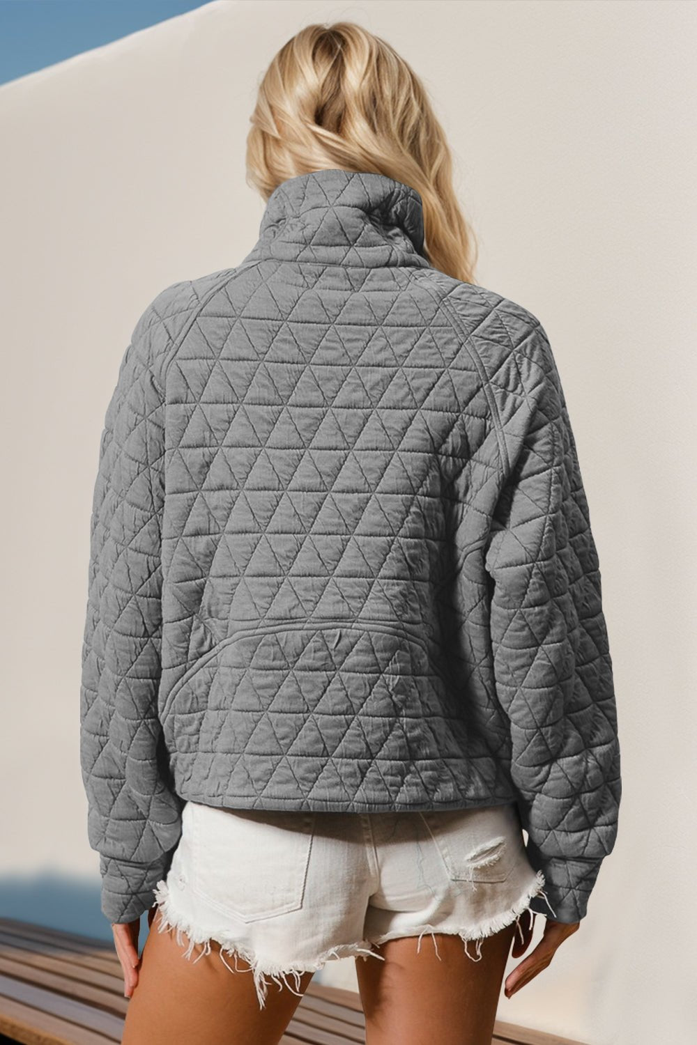 Double Take Half Zip Long Sleeve Quilted Sweatshirt with Pocket - GirlyBayDouble Take Half Zip Long Sleeve Quilted Sweatshirt with Pocket100100202401792SGrayGirlyBayDouble Take Half Zip Long Sleeve Quilted Sweatshirt with Pocket