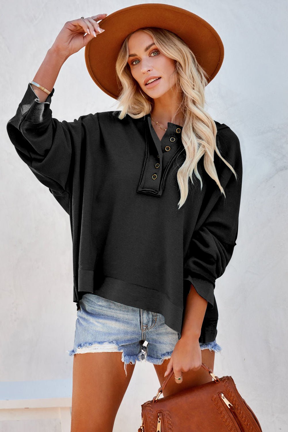 Exposed Seam Long Sleeve Hoodie - GirlyBaySweatshirts & HoodiesExposed Seam Long Sleeve Hoodie100100183021358SBlackGirlyBayExposed Seam Long Sleeve Hoodie