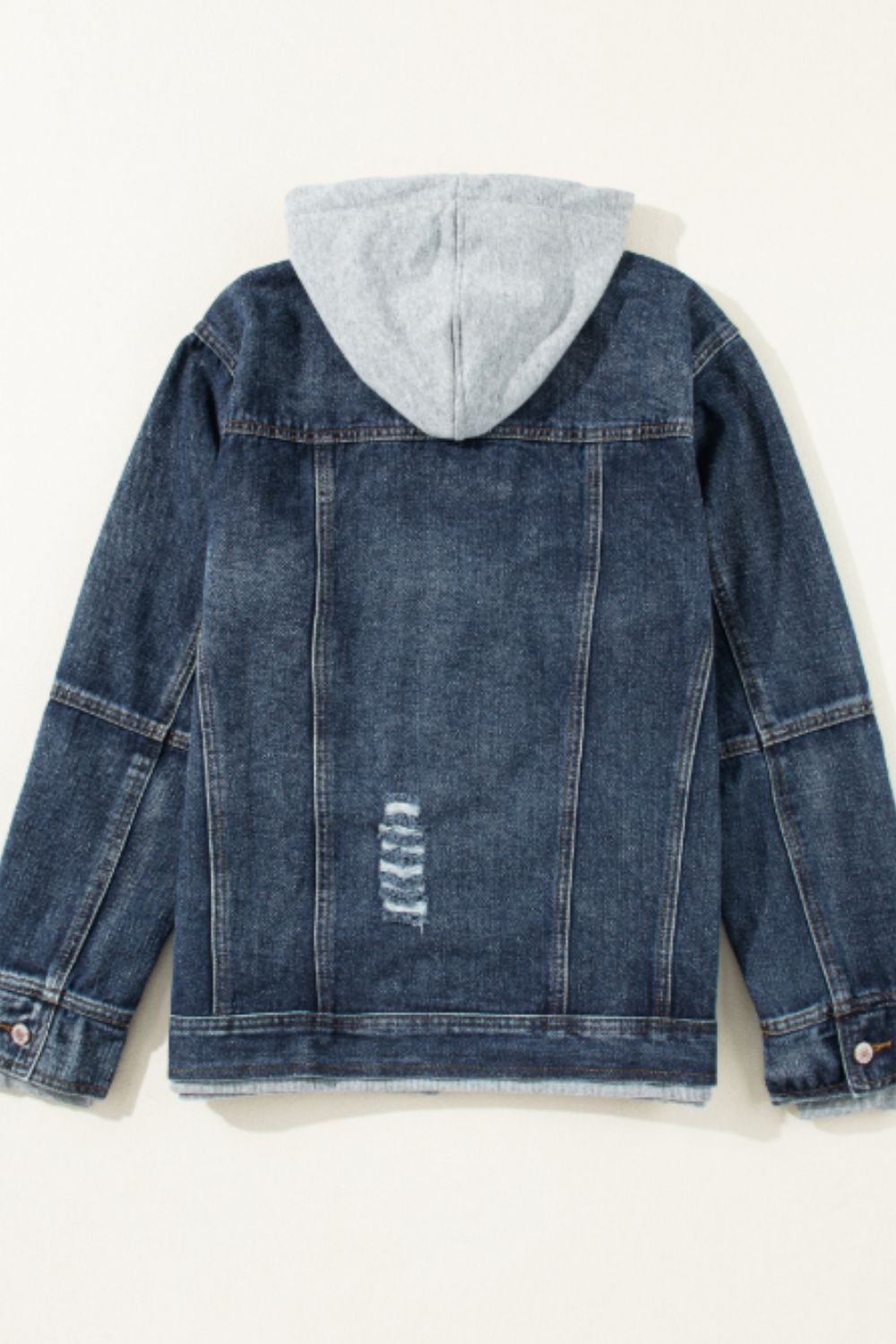 Fake Two - Piece Hooded Zip - Up Denim Jacket - GirlyBayJeans & DenimFake Two - Piece Hooded Zip - Up Denim Jacket100100911895594SDark BlueGirlyBayFake Two - Piece Hooded Zip - Up Denim Jacket