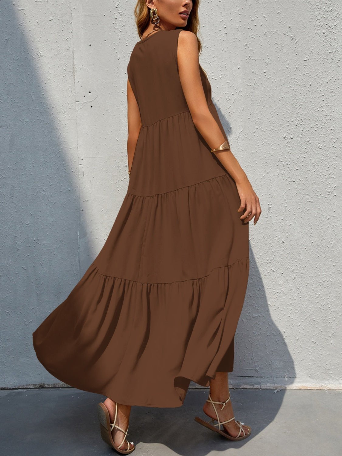 FAM - FAM Tiered V - Neck Sleeveless Dress - GirlyBayMaxi DressesFAM - FAM Tiered V - Neck Sleeveless Dress100100481841300SBlackGirlyBayFAM - FAM Tiered V - Neck Sleeveless Dress