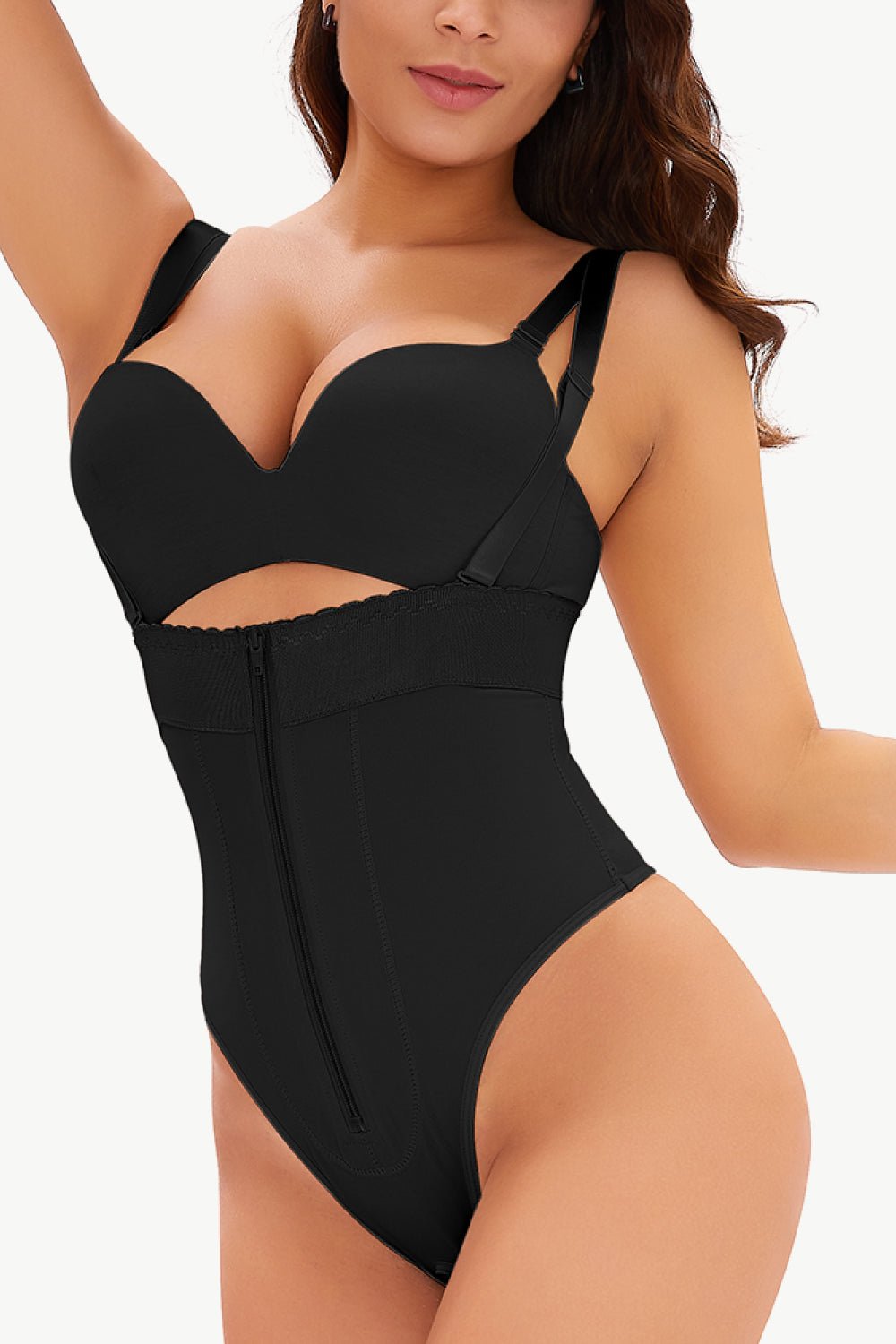 Full Size Adjustable Strap Zip - Up Shaping Bodysuit - GirlyBayLoungewear & UnderwearFull Size Adjustable Strap Zip - Up Shaping Bodysuit100100053396131SBlackGirlyBayFull Size Adjustable Strap Zip - Up Shaping Bodysuit