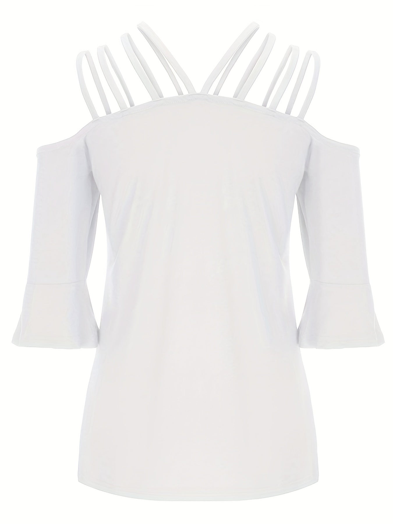 Full Size Cold Shoulder Three - Quarter Sleeve Blouse - GirlyBayShirtFull Size Cold Shoulder Three - Quarter Sleeve Blouse100100494124298SWhiteGirlyBayFull Size Cold Shoulder Three - Quarter Sleeve Blouse