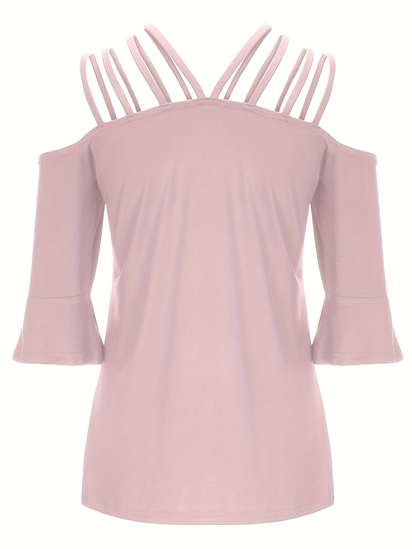 Full Size Cold Shoulder Three - Quarter Sleeve Blouse - GirlyBayShirtFull Size Cold Shoulder Three - Quarter Sleeve Blouse100100494127914SBlush PinkGirlyBayFull Size Cold Shoulder Three - Quarter Sleeve Blouse