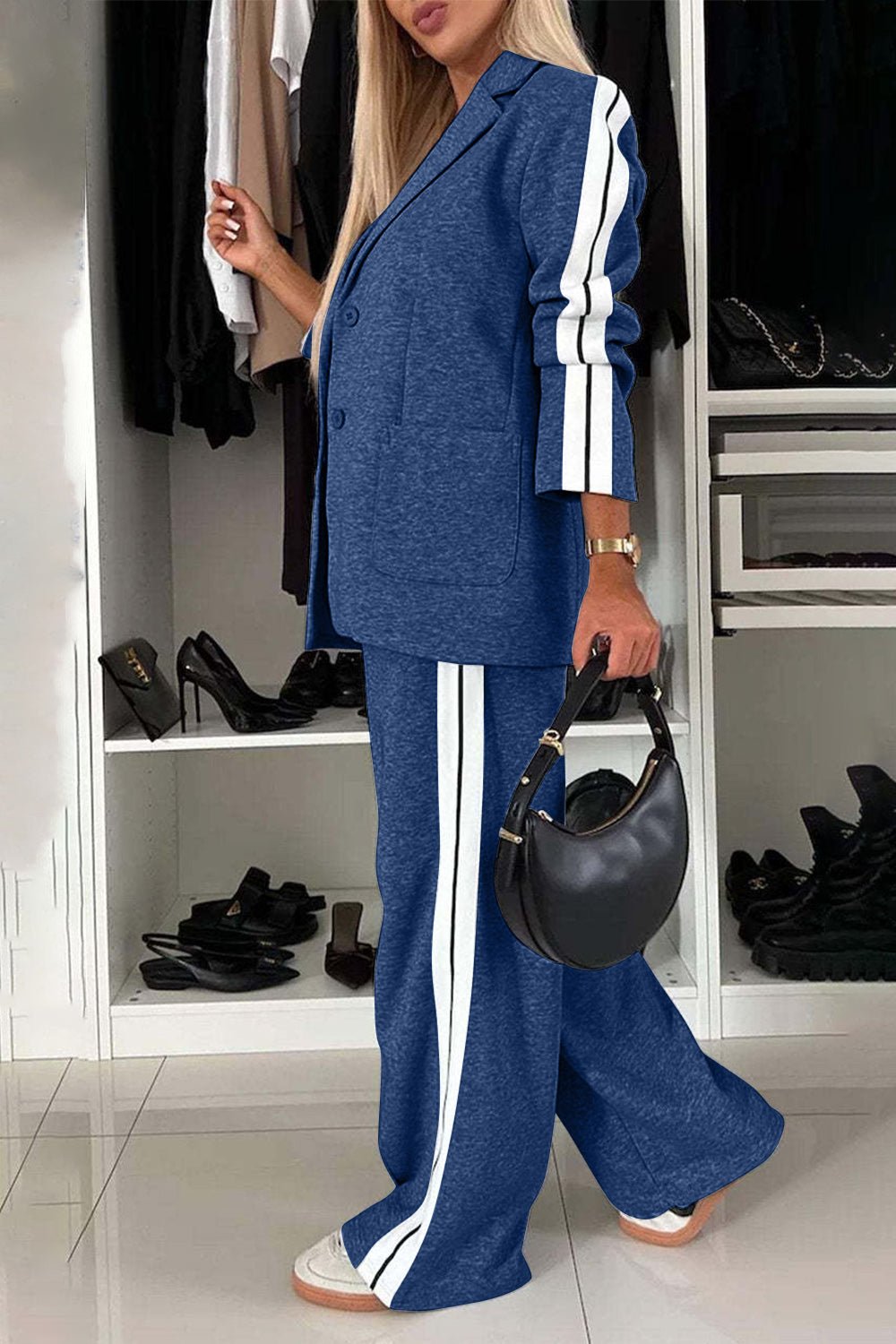 Full Size Contrast Lapel Collar Top and Pants Set - GirlyBayFull Size Contrast Lapel Collar Top and Pants Set100100243041941SRoyal BlueGirlyBayFull Size Contrast Lapel Collar Top and Pants Set