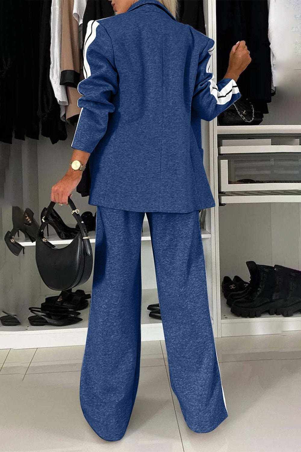 Full Size Contrast Lapel Collar Top and Pants Set - GirlyBayFull Size Contrast Lapel Collar Top and Pants Set100100243041941SRoyal BlueGirlyBayFull Size Contrast Lapel Collar Top and Pants Set