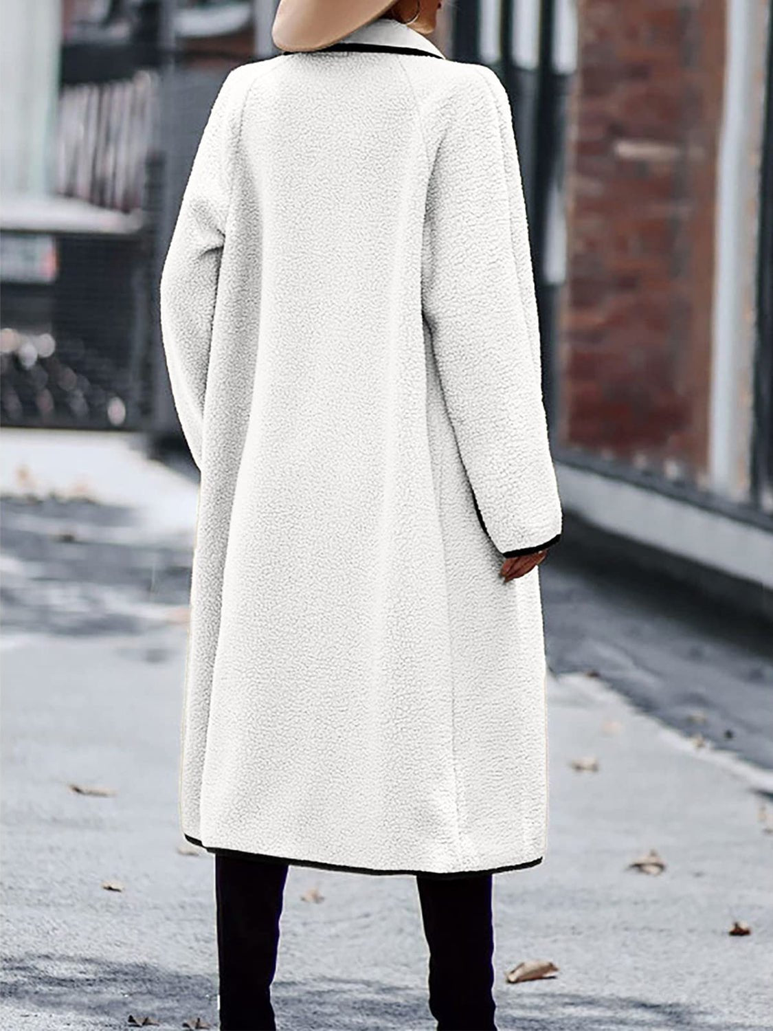 Full Size Contrast Trim Long Sleeve Coat with Pockets - GirlyBayOuterwearFull Size Contrast Trim Long Sleeve Coat with Pockets100100670781990SWhiteGirlyBayFull Size Contrast Trim Long Sleeve Coat with Pockets
