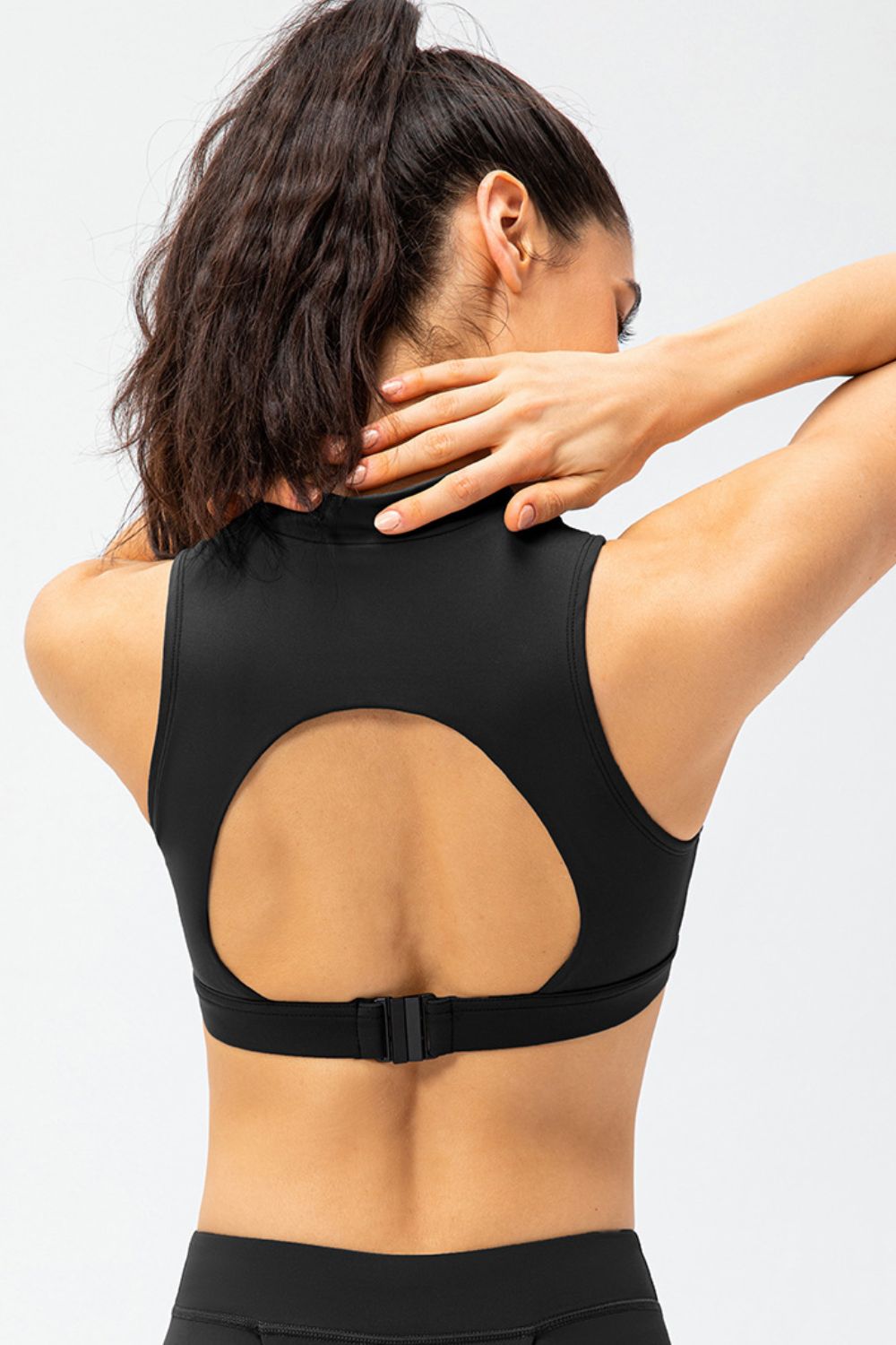 Full Size Cropped Cutout Back Zipper Front Active Tank Top - GirlyBayActivewearFull Size Cropped Cutout Back Zipper Front Active Tank Top100100304720325SBlackGirlyBayFull Size Cropped Cutout Back Zipper Front Active Tank Top