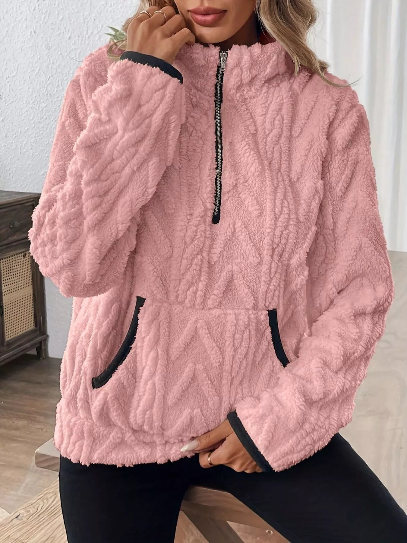 Full Size Fleece Half Zip Sweatshirt Plus Size - GirlyBaySweatshirts & Hoodies3770aa535363426f992f1acc3f23575b - Max - Origin100100448590018SPinkGirlyBay3770aa535363426f992f1acc3f23575b - Max - OriginFull Size Fleece Half Zip Sweatshirt Plus SizeSweatshirts & HoodiesGirlyBay100100448590018