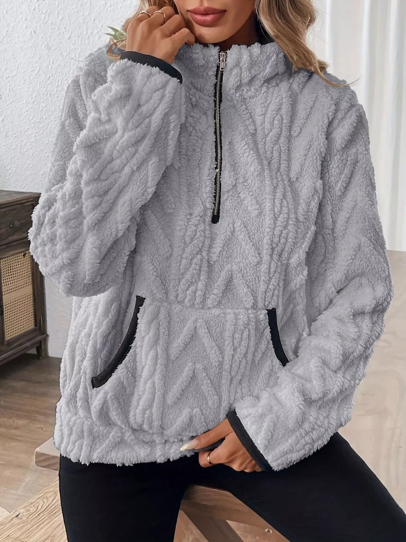 Full Size Fleece Half Zip Sweatshirt Plus Size - GirlyBaySweatshirts & Hoodiesb0674692baea407dbe2529bb57e2ac19 - Max - Origin100100448596188SGrayGirlyBayb0674692baea407dbe2529bb57e2ac19 - Max - OriginFull Size Fleece Half Zip Sweatshirt Plus SizeSweatshirts & HoodiesGirlyBay100100448596188