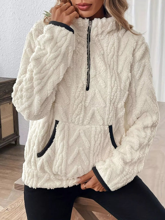 Full Size Fleece Half Zip Sweatshirt Plus Size - GirlyBaySweatshirts & Hoodiesd1954a902be845779244230328843ba9 - Max - Origin100100448596345SWhiteGirlyBayd1954a902be845779244230328843ba9 - Max - OriginFull Size Fleece Half Zip Sweatshirt Plus SizeSweatshirts & HoodiesGirlyBay100100448596345
