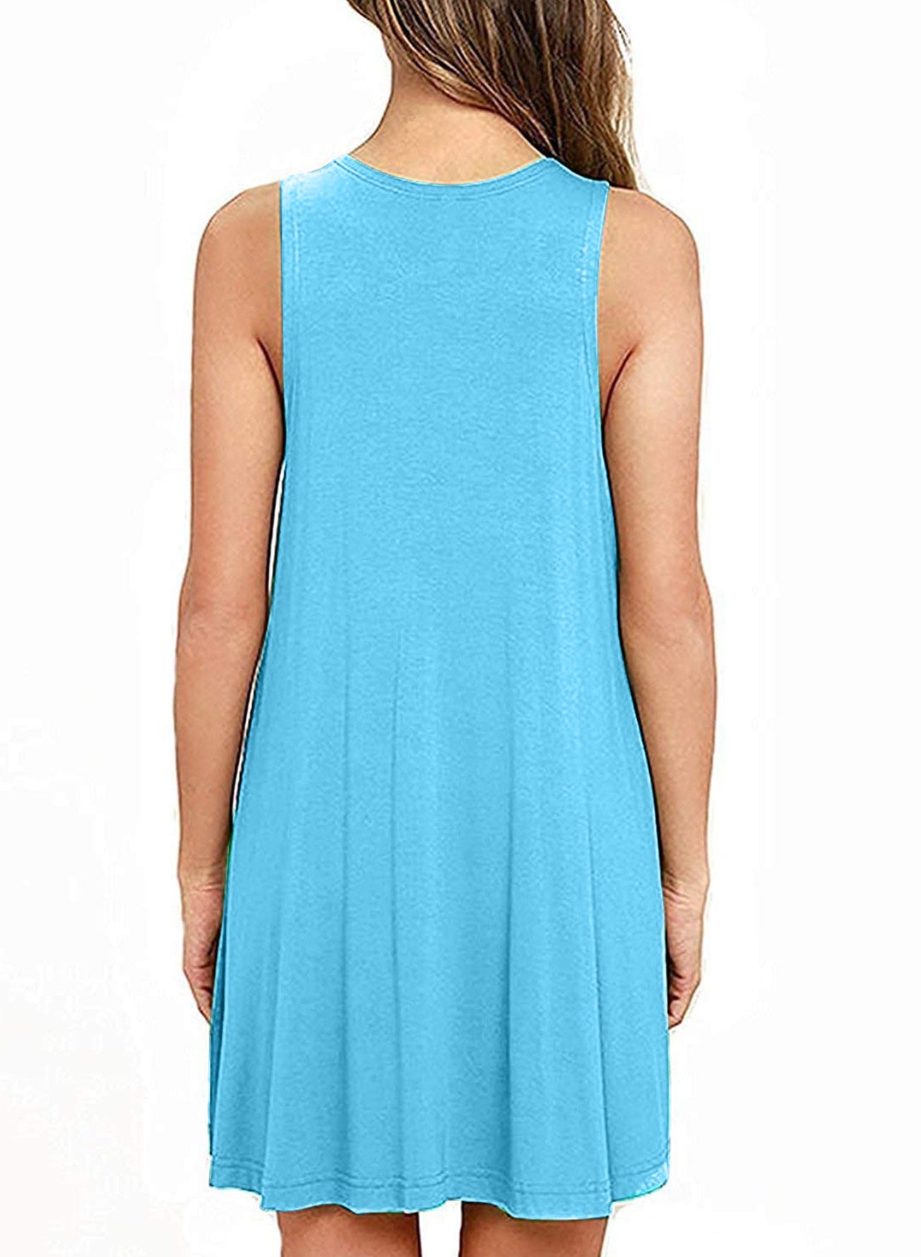 Full Size Round Neck Sleeveless Dress with PocketsCasual DressesTrendsiGirlyBayA&D