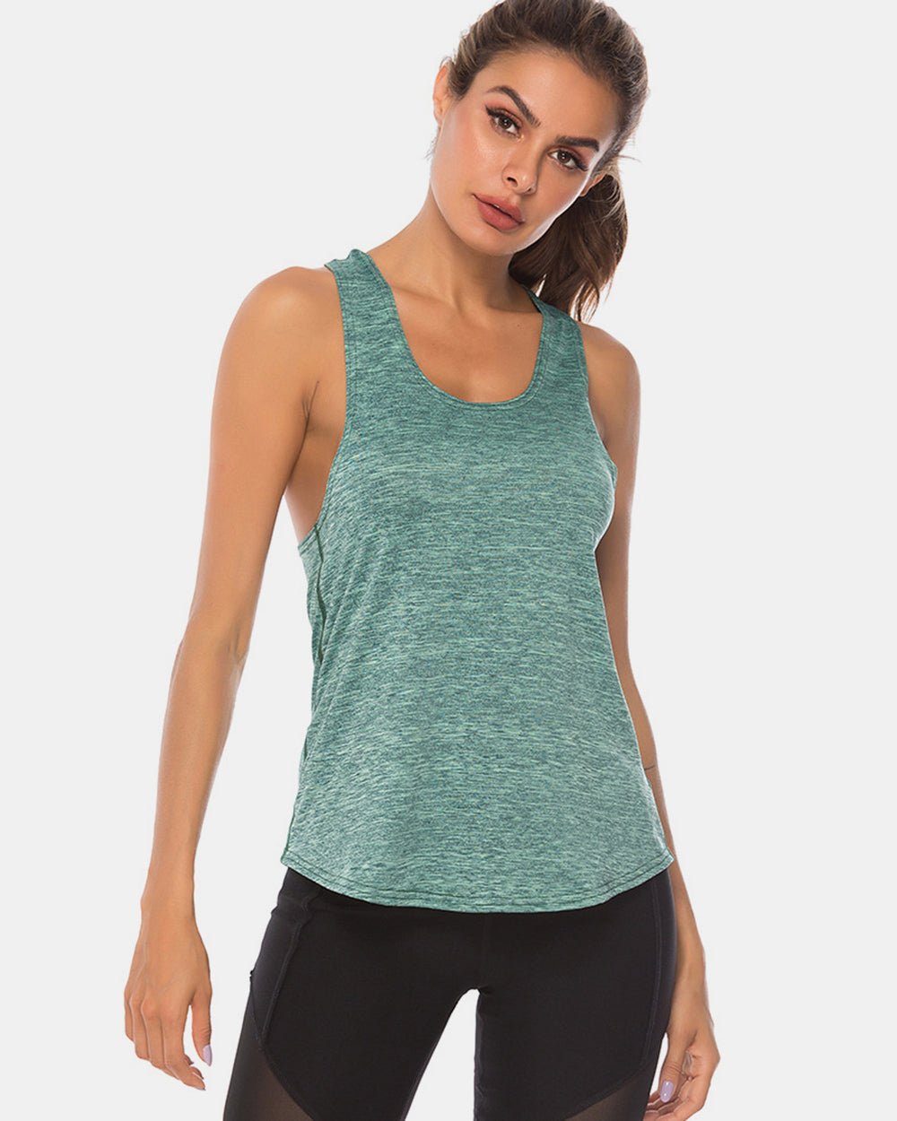 Full Size Scoop Neck Wide Strap Active Tank - GirlyBayActivewearFull Size Scoop Neck Wide Strap Active Tank100100165482976SLight GreenGirlyBayFull Size Scoop Neck Wide Strap Active Tank