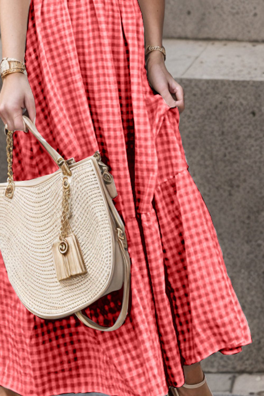 Full Size Smocked Ruffled Plaid Ruffle Hem Dress - GirlyBayFull Size Smocked Ruffled Plaid Ruffle Hem Dress100100017331356SHot PinkGirlyBayFull Size Smocked Ruffled Plaid Ruffle Hem Dress