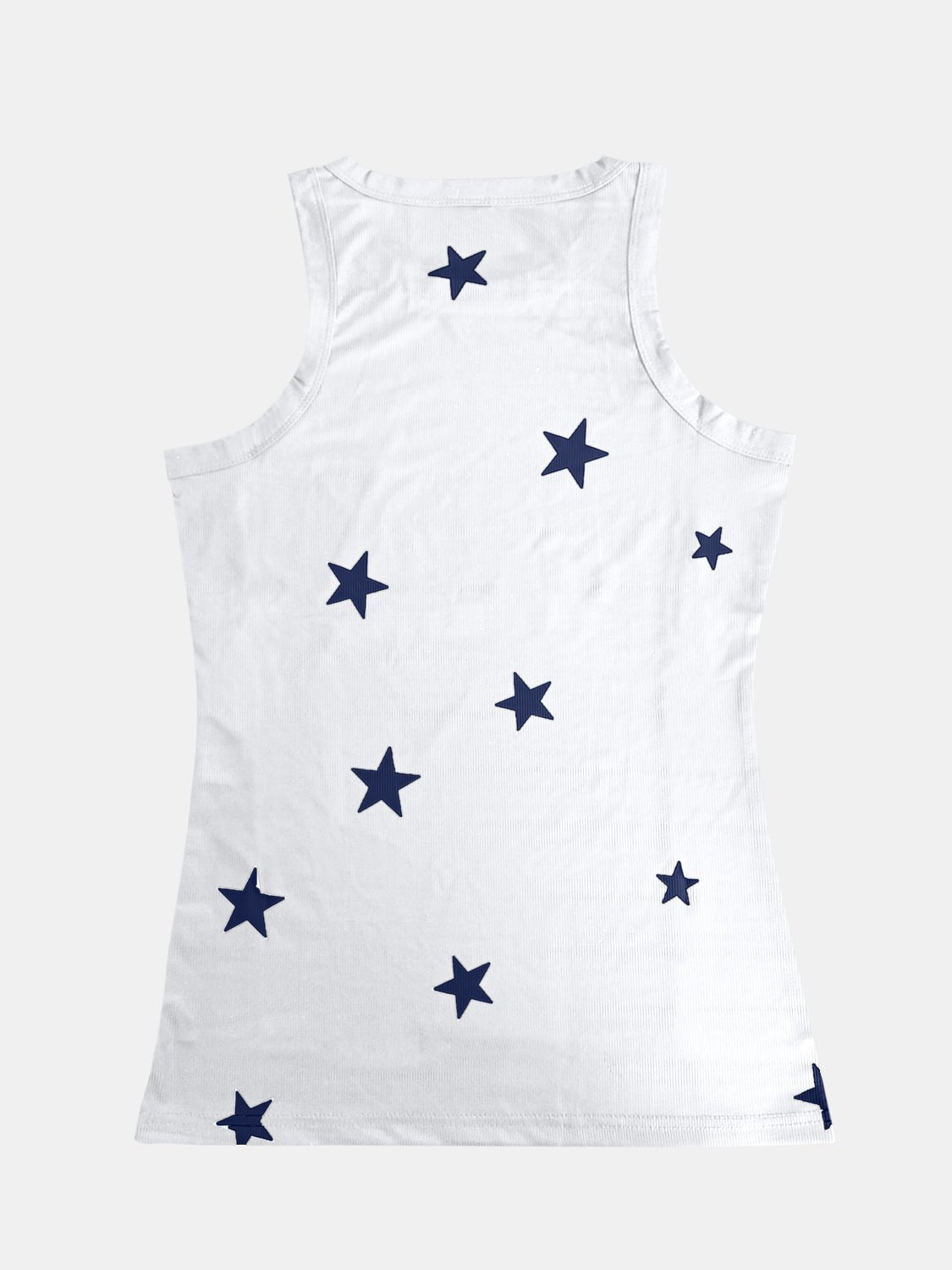 Full Size Star Round Neck Tank - GirlyBayFull Size Star Round Neck Tank100100931451412SWhiteGirlyBayFull Size Star Round Neck Tank