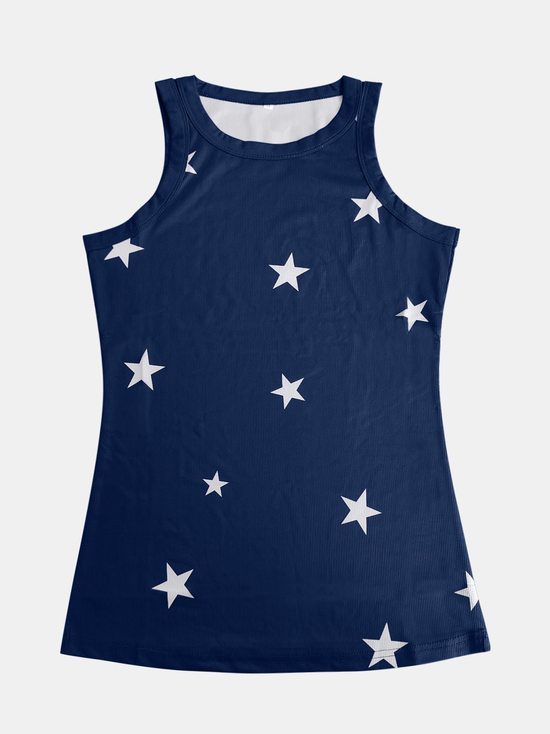 Full Size Star Round Neck Tank - GirlyBayFull Size Star Round Neck Tank100100931451701SNavyGirlyBayFull Size Star Round Neck Tank