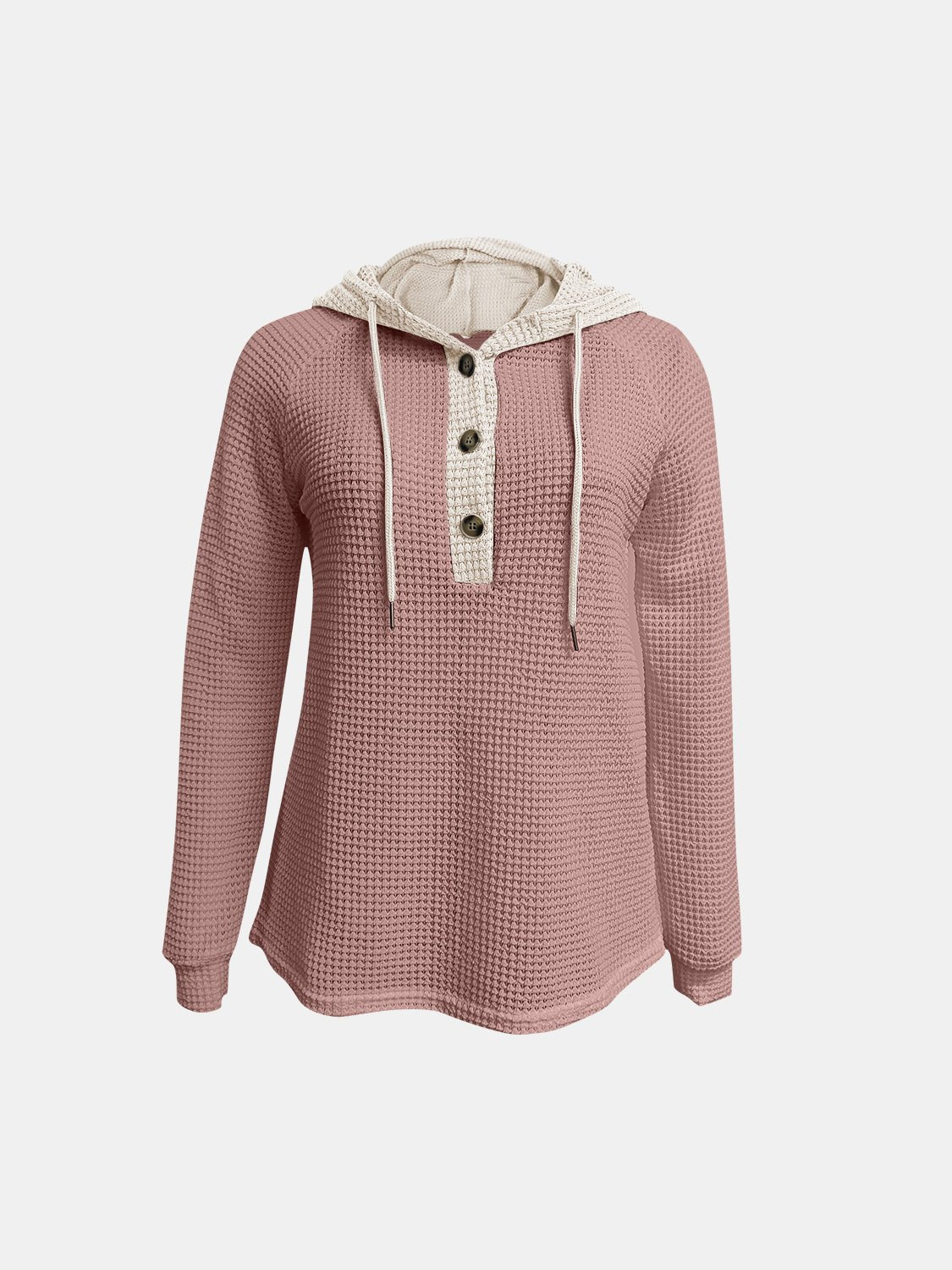 Full Size Waffle - Knit Contrast Long Sleeve Hoodie - GirlyBaySweatshirts & HoodiesFull Size Waffle - Knit Contrast Long Sleeve Hoodie100100449772064SDusty PinkGirlyBayFull Size Waffle - Knit Contrast Long Sleeve Hoodie