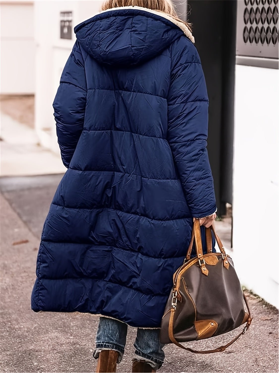 Full Size Zip Up Sherpa Hooded Coat - GirlyBayPlus Size ClothesFull Size Zip Up Sherpa Hooded Coat100100219171017SDark BlueGirlyBayFull Size Zip Up Sherpa Hooded Coat