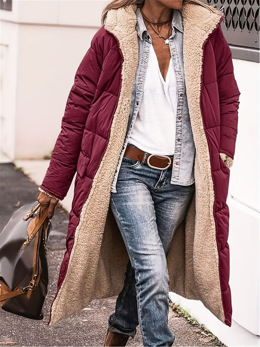 Full Size Zip Up Sherpa Hooded Coat - GirlyBayPlus Size ClothesFull Size Zip Up Sherpa Hooded Coat100100219171096SBurgundyGirlyBayFull Size Zip Up Sherpa Hooded Coat