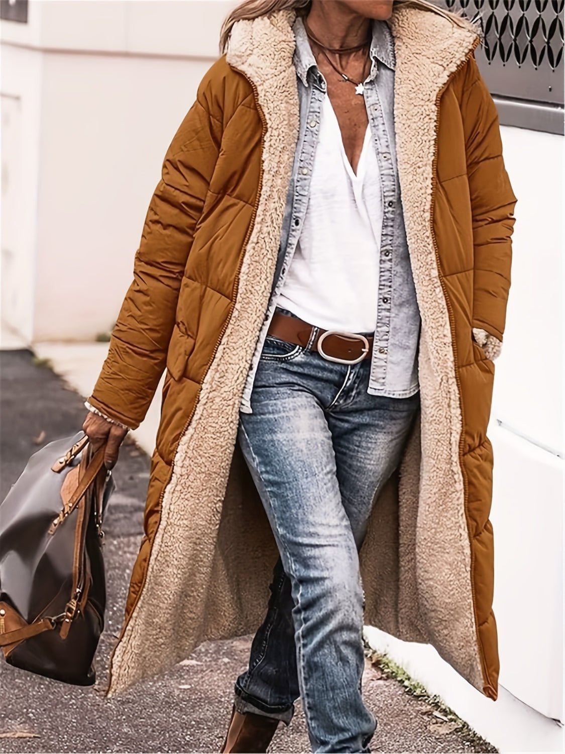 Full Size Zip Up Sherpa Hooded Coat - GirlyBayPlus Size ClothesFull Size Zip Up Sherpa Hooded Coat100100219171971SCaramelGirlyBayFull Size Zip Up Sherpa Hooded Coat