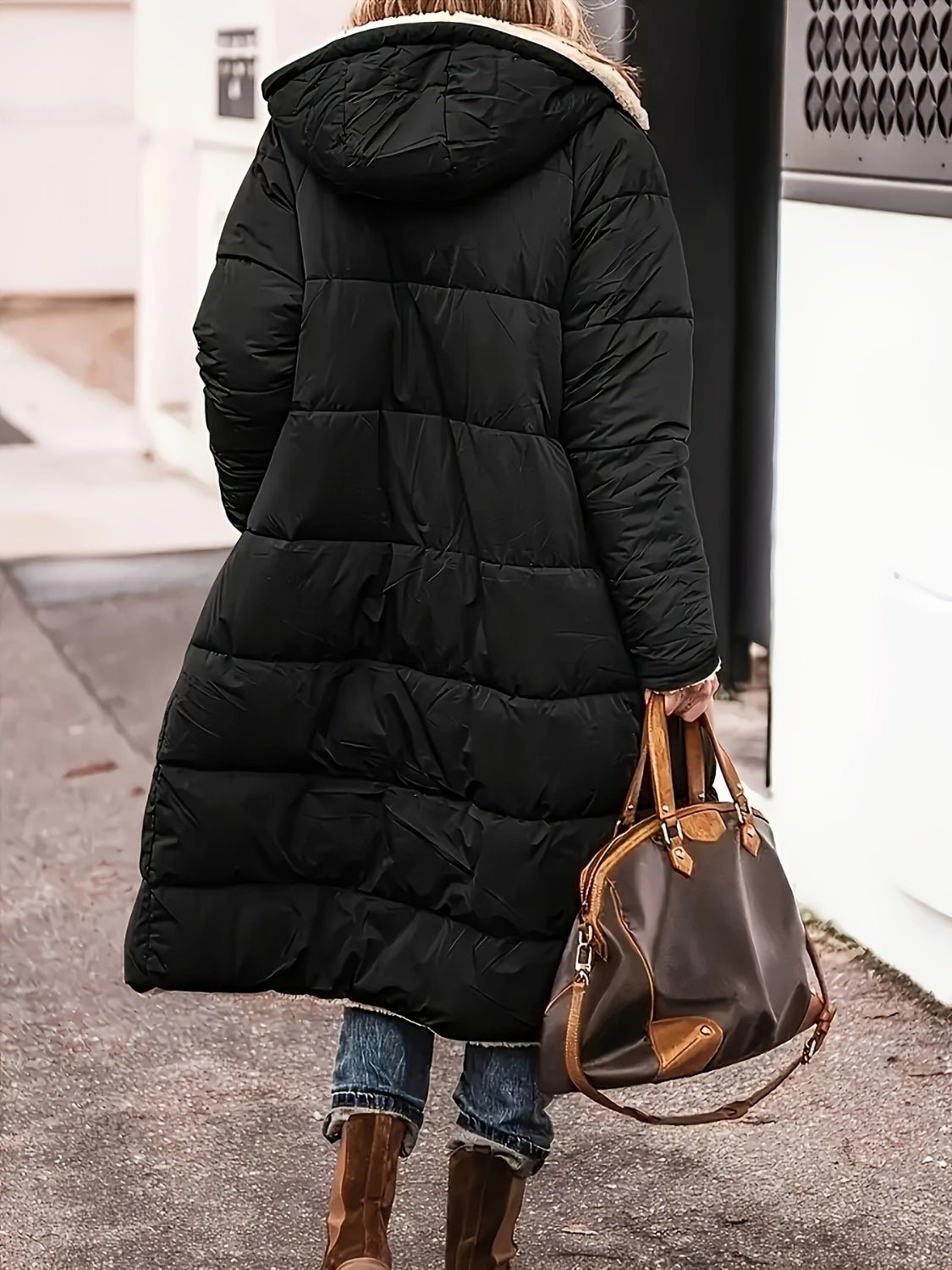 Full Size Zip Up Sherpa Hooded Coat - GirlyBayPlus Size ClothesFull Size Zip Up Sherpa Hooded Coat100100219174690SBlackGirlyBayFull Size Zip Up Sherpa Hooded Coat