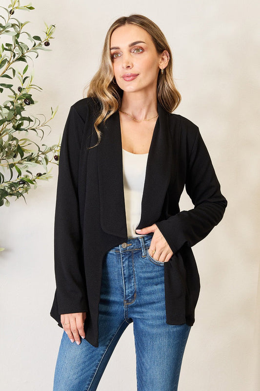 Heimish Full Size Open Front Long Sleeve Blazer - GirlyBayHeimish Full Size Open Front Long Sleeve Blazer100100015030895SBlackGirlyBayHeimish Full Size Open Front Long Sleeve Blazer