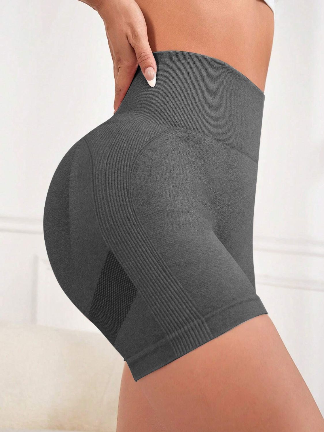 High Waist Active Shorts - GirlyBayActivewearHigh Waist Active Shorts100100150401382SDark GrayGirlyBayHigh Waist Active Shorts