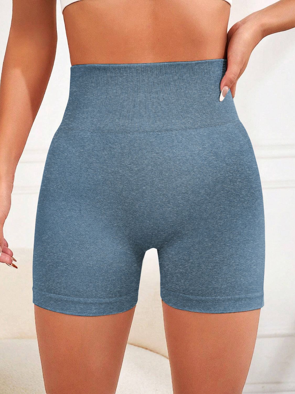 High Waist Active Shorts - GirlyBayActivewearHigh Waist Active Shorts100100150405814SDusty BlueGirlyBayHigh Waist Active Shorts