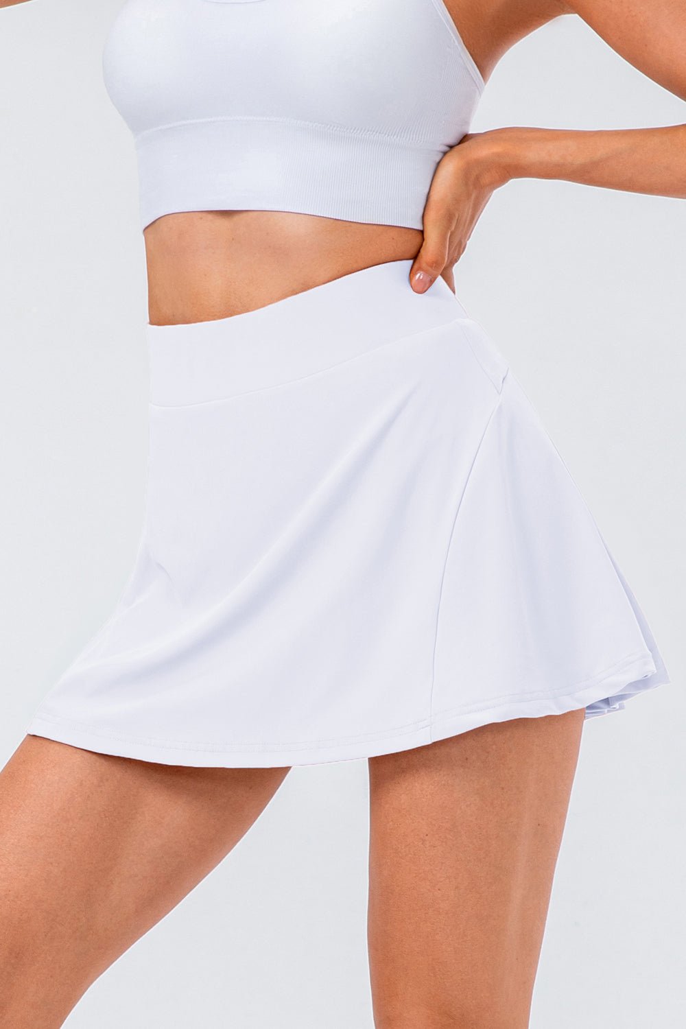 High Waist Pleated Active Skirt - GirlyBayActivewearHigh Waist Pleated Active Skirt100100430465907XSWhiteGirlyBayHigh Waist Pleated Active Skirt