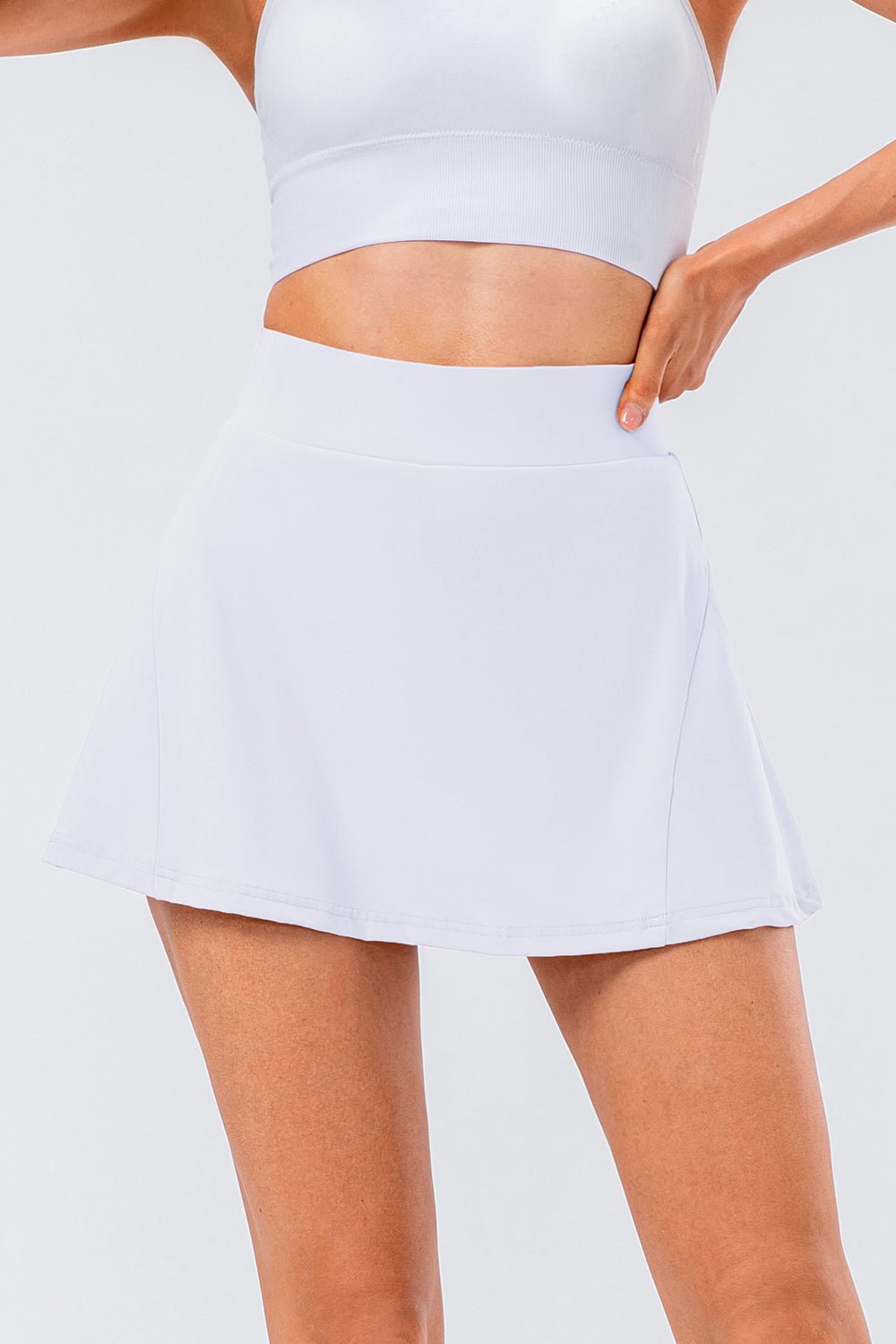High Waist Pleated Active Skirt - GirlyBayActivewearHigh Waist Pleated Active Skirt100100430465907XSWhiteGirlyBayHigh Waist Pleated Active Skirt