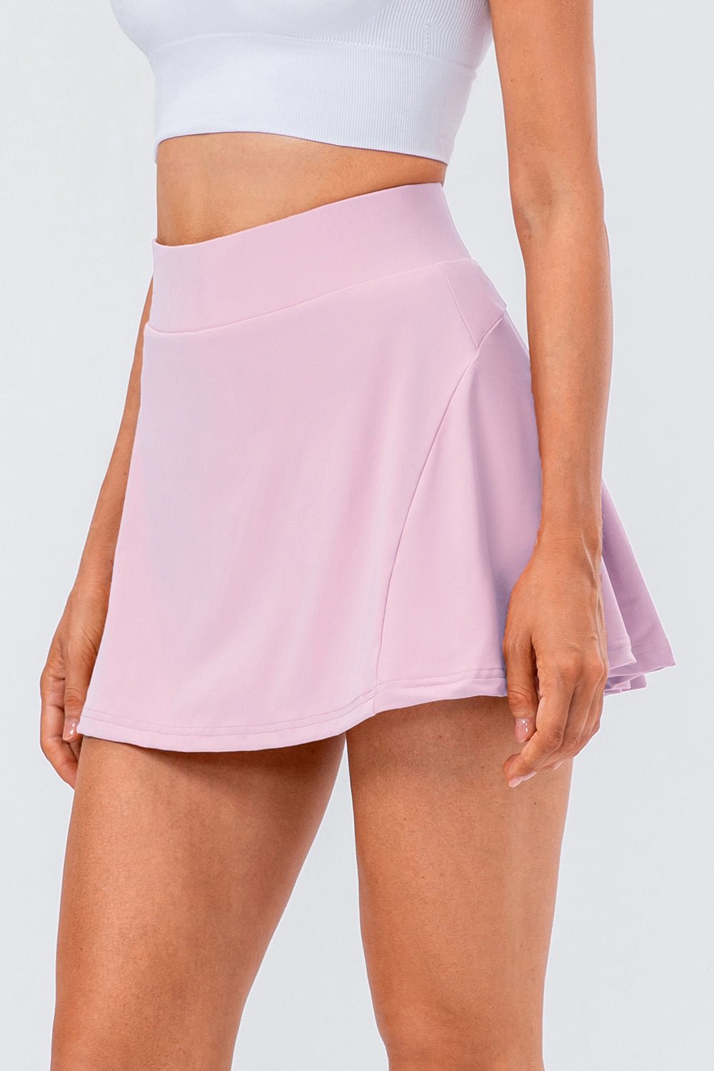 High Waist Pleated Active Skirt - GirlyBayActivewearHigh Waist Pleated Active Skirt100100430469086XSPink PurpleGirlyBayHigh Waist Pleated Active Skirt