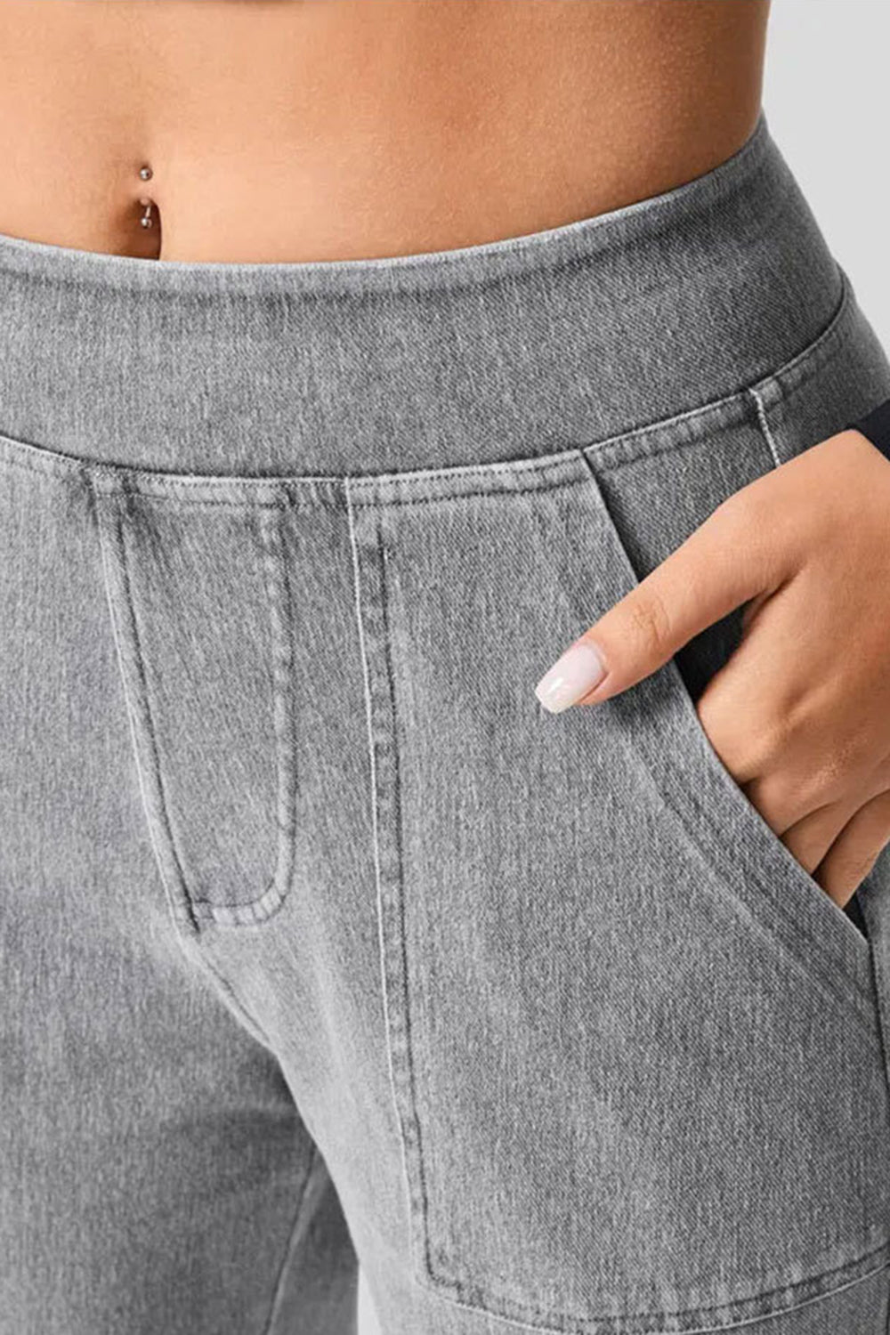 High Waist Straight Leg Cargo Jeans - GirlyBayJeans & DenimHigh Waist Straight Leg Cargo Jeans100100901231556XSGrayGirlyBayHigh Waist Straight Leg Cargo Jeans