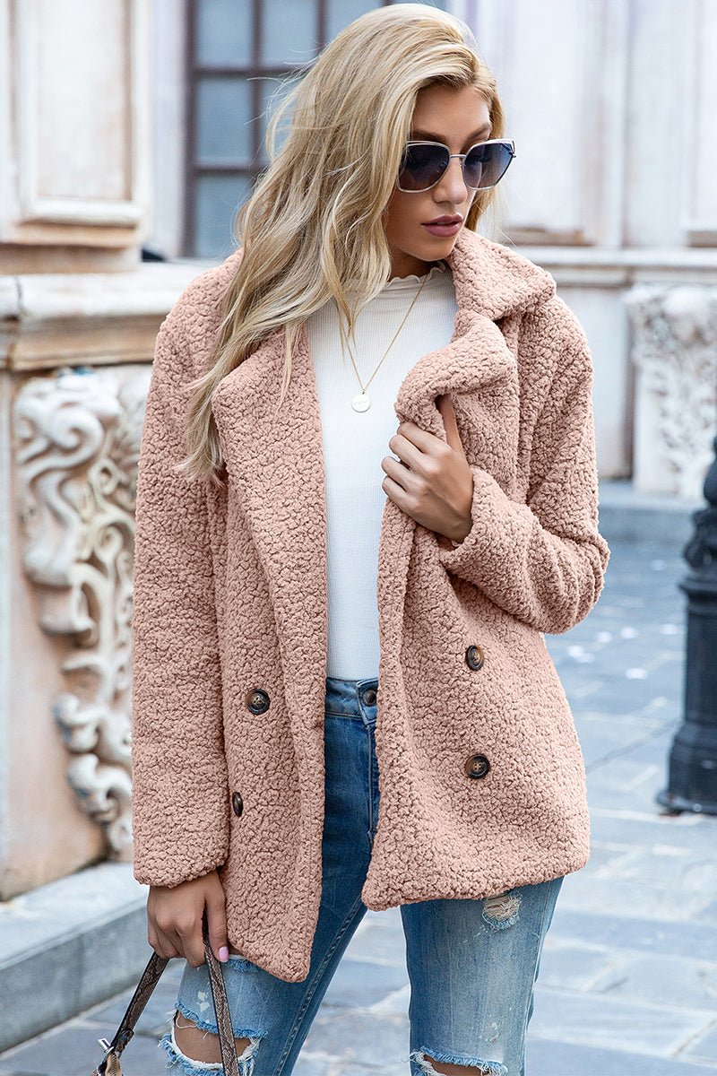 Ivy Lane Full Size Lapel Collar Sherpa Coat - GirlyBayOuterwearIvy Lane Full Size Lapel Collar Sherpa Coat100100256044041SDusty PinkGirlyBayIvy Lane Full Size Lapel Collar Sherpa Coat