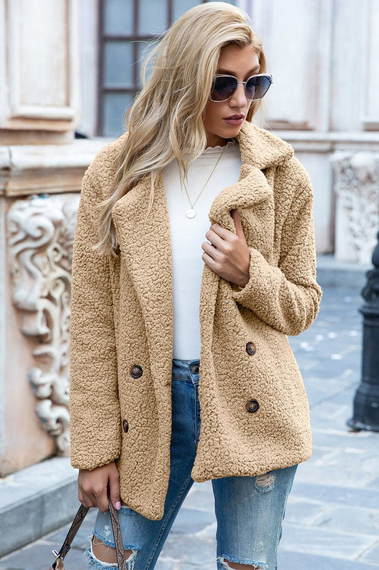 Ivy Lane Full Size Lapel Collar Sherpa Coat - GirlyBayOuterwearIvy Lane Full Size Lapel Collar Sherpa Coat100100256047572SKhakiGirlyBayIvy Lane Full Size Lapel Collar Sherpa Coat